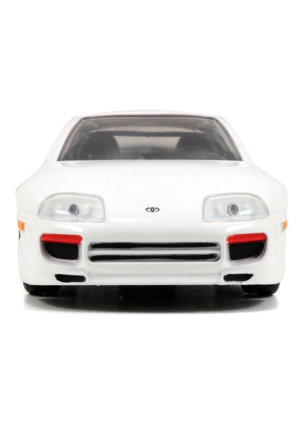 Vehiculo R&f 1:32 1995 Toyota Supra-white Jada-2