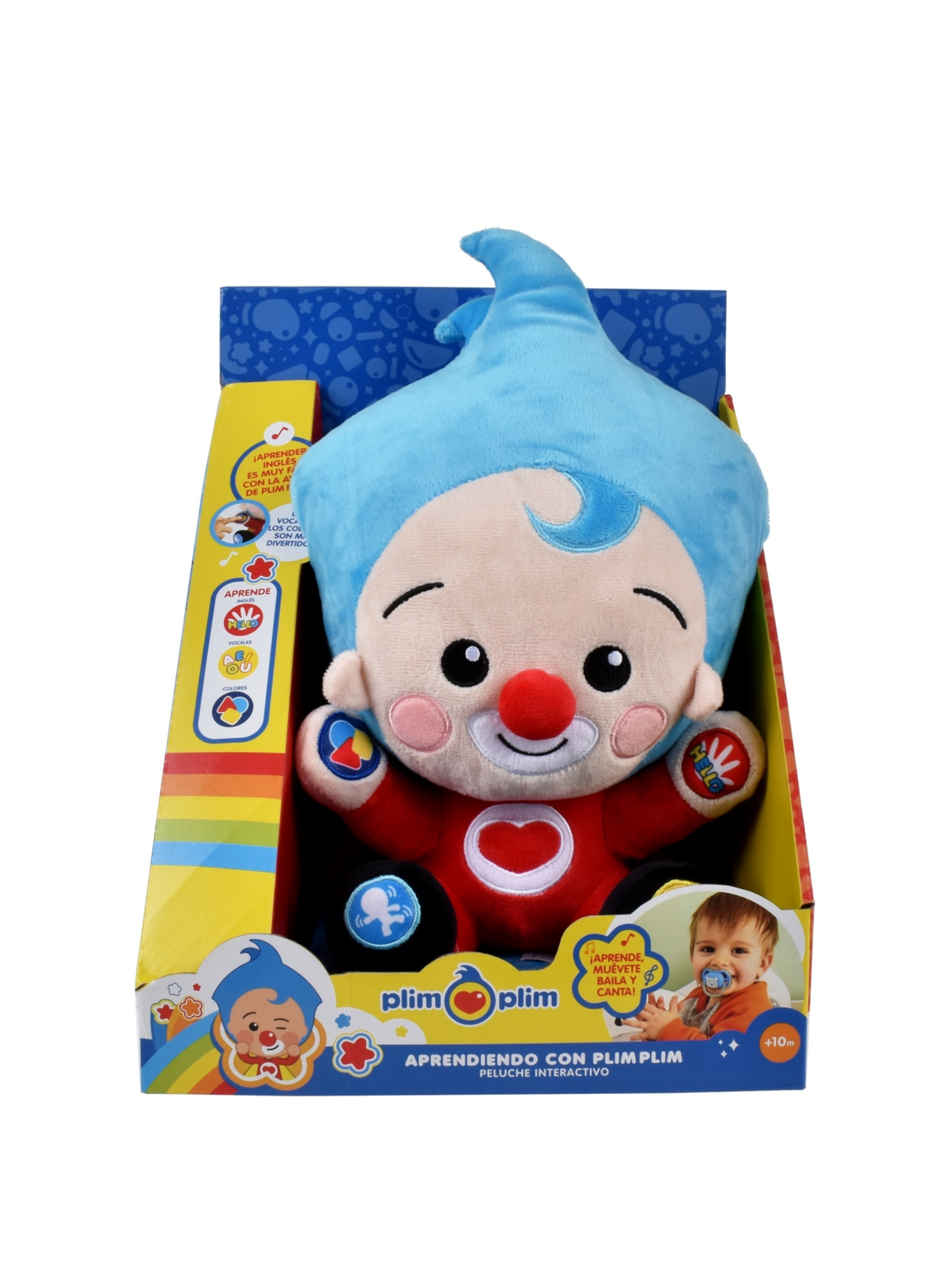 Peluche De Aprendizaje 30 Cm Luz Música Y Sonidos Plim Plim-1