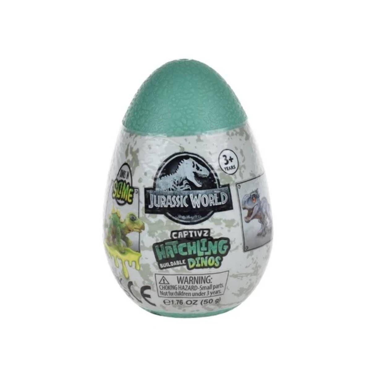 Huevo Con Dinosaurio Slime Moneda Y Guia Jurassic World-2