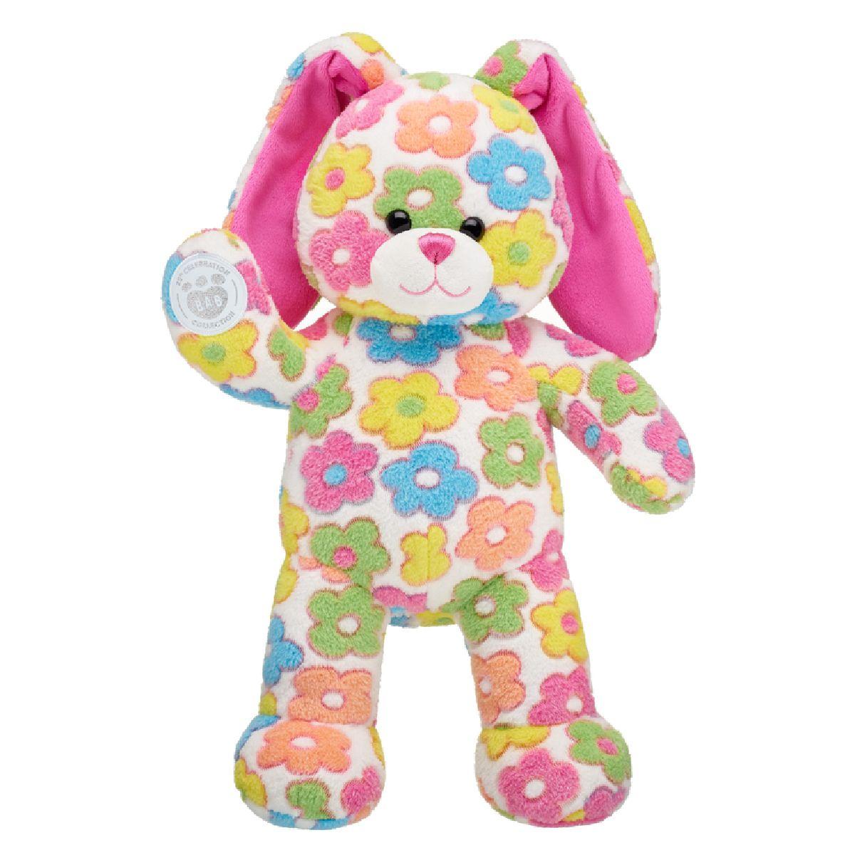 Peluche Conejito Flores 25 Aniversario Build-a-bear-1
