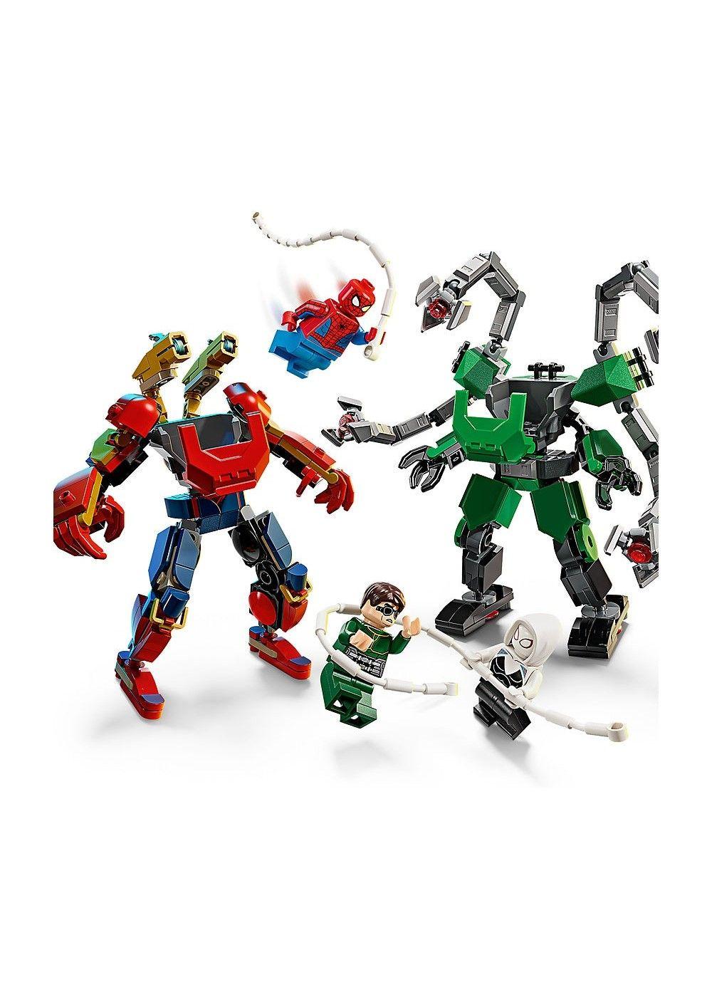 BATALLA DE ARMADURAS ROBOTICAS SPIDER-MAN VS DOC OCK LEGO SUPER HEROES MARVEL-4