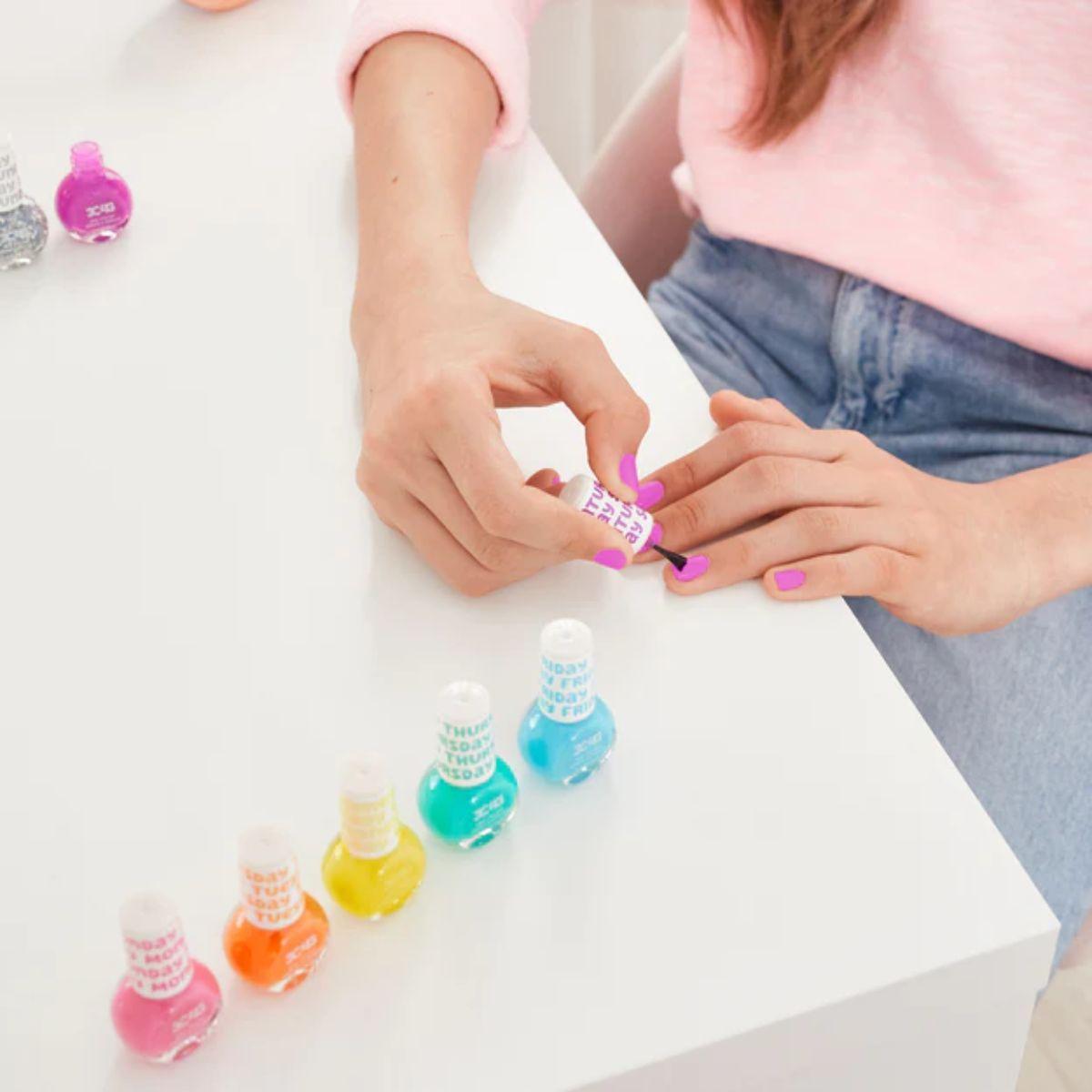 Rainbow Bright Nail Polish Days Of The Week Make It Real-1