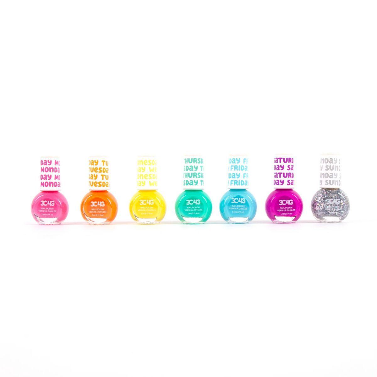 Rainbow Bright Nail Polish Days Of The Week Make It Real-2