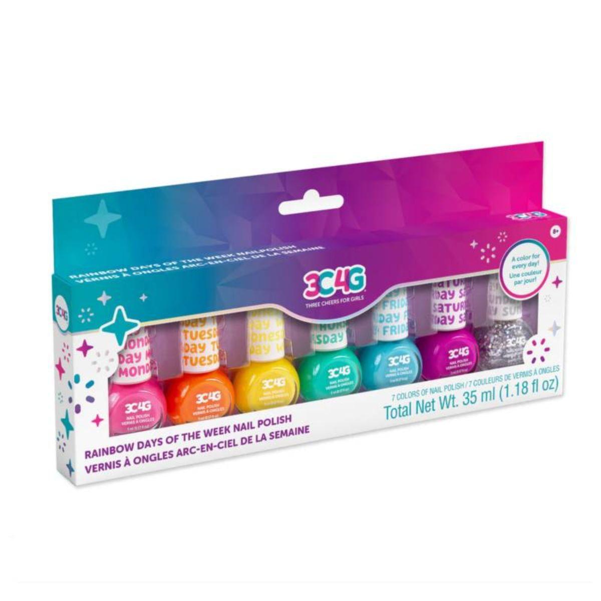 Rainbow Bright Nail Polish Days Of The Week Make It Real-3