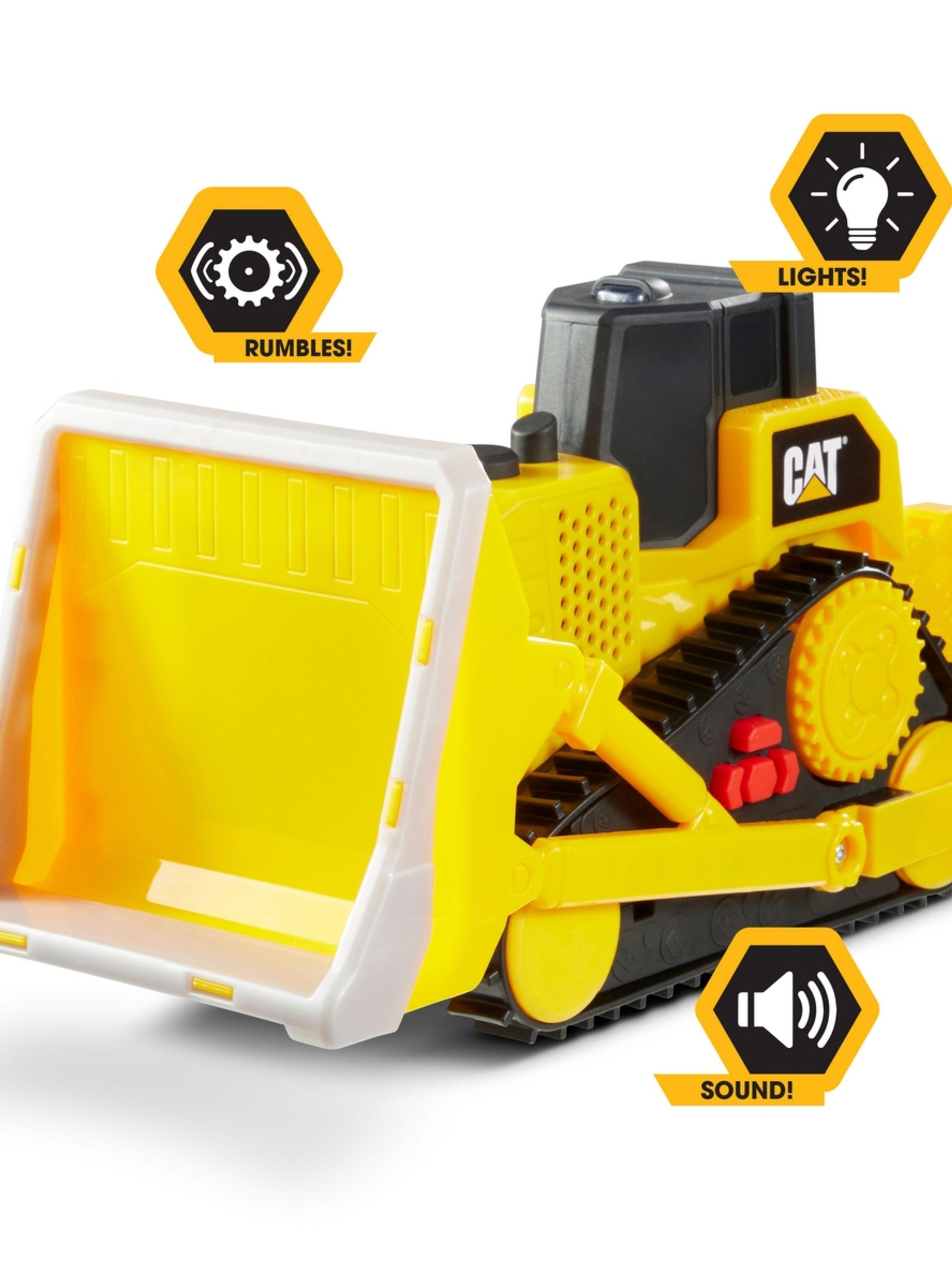 Pala cargadora CAT con luz y sonido para vehículos de-2