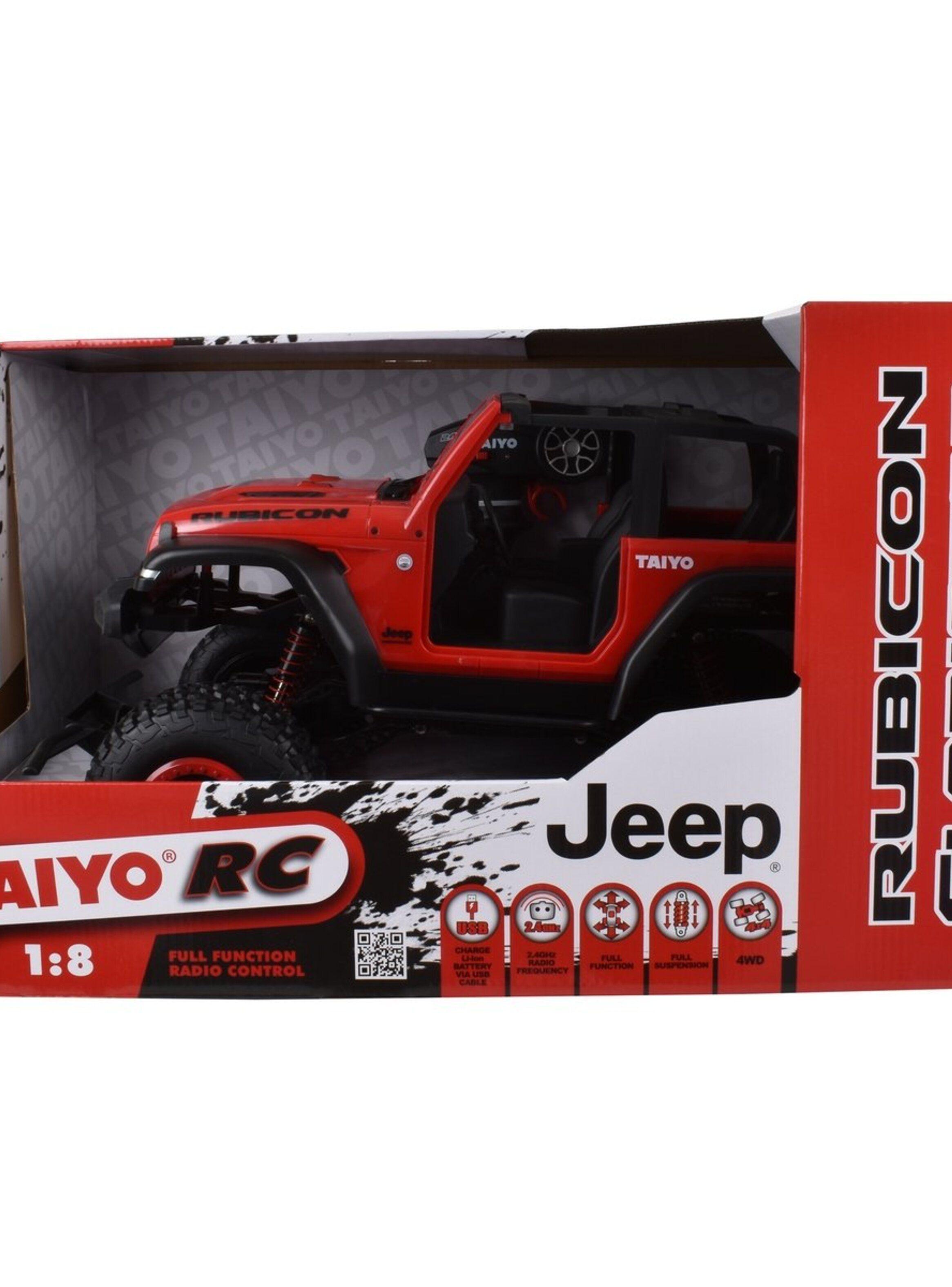 Jeep Radio Controlado Wrangler Rubicon 1:8 Con Batería Litio-2