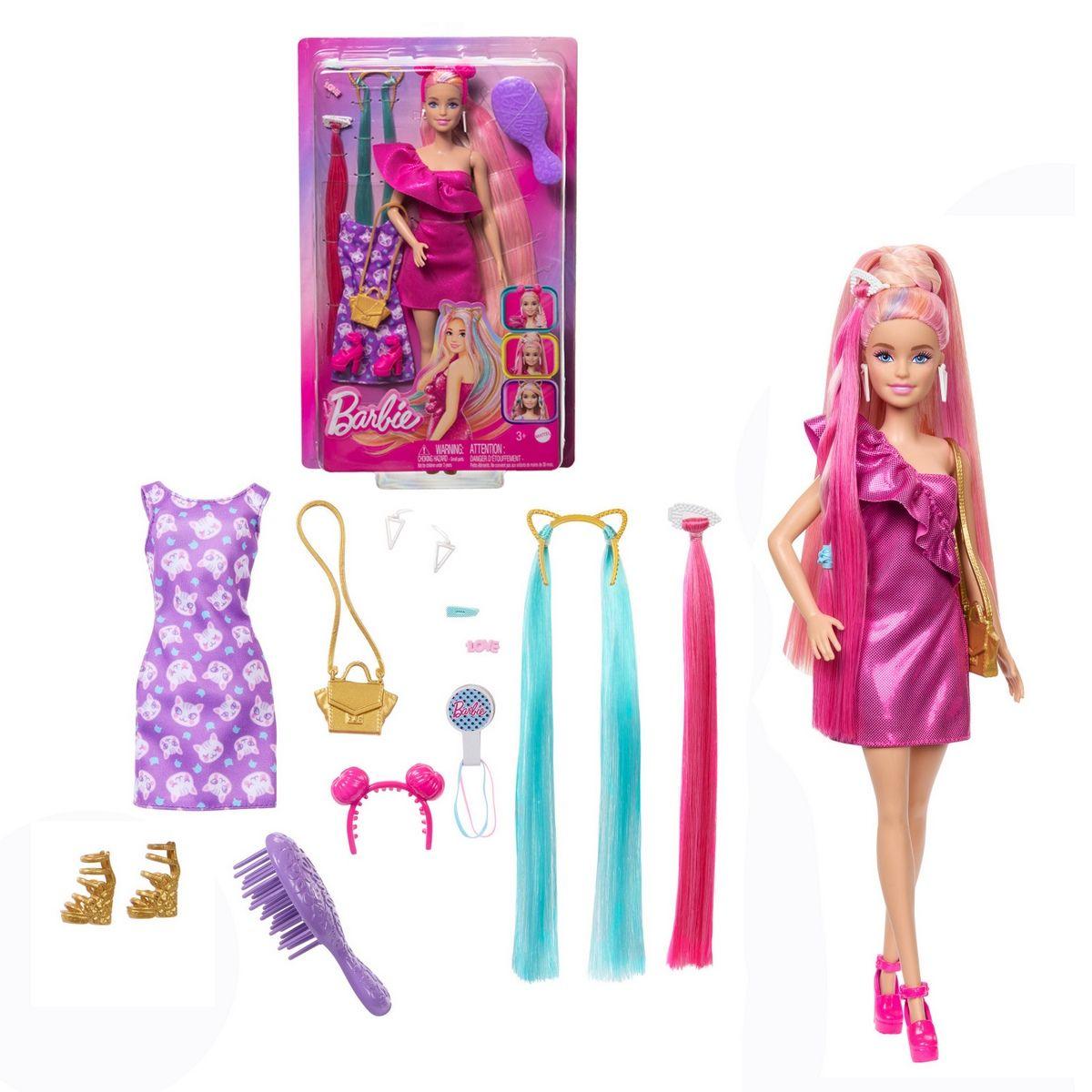 Pintar Uñas Barbie Para Pintar El Cabello Muñeca Barbie Peinados