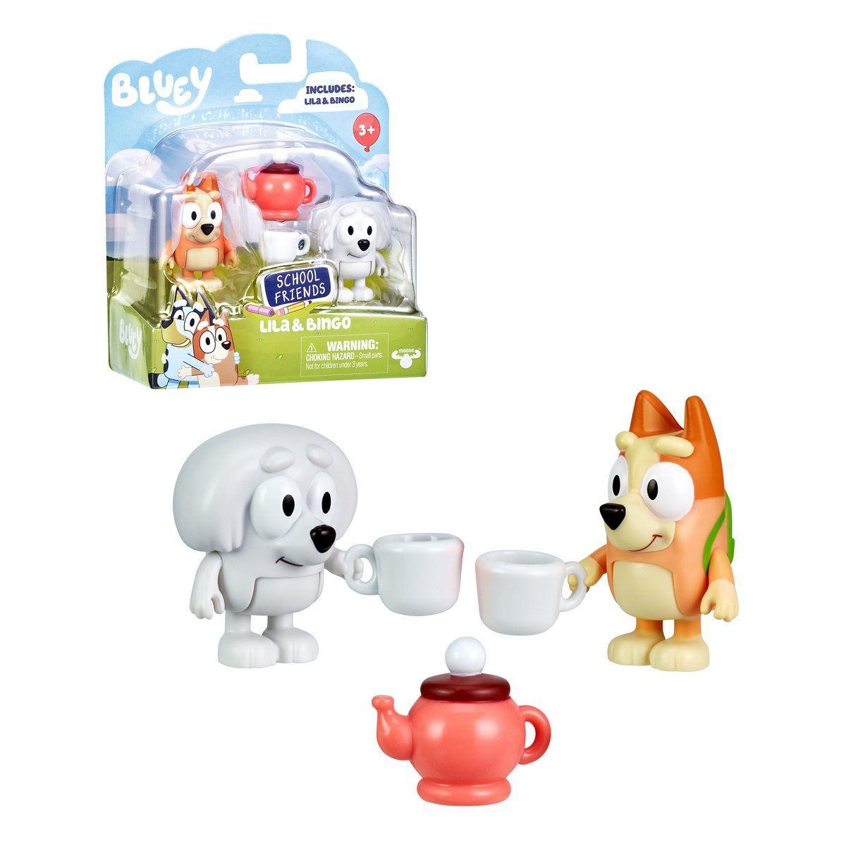 BLUEY PACK 2 FIGURAS - LILA Y BINGO-0