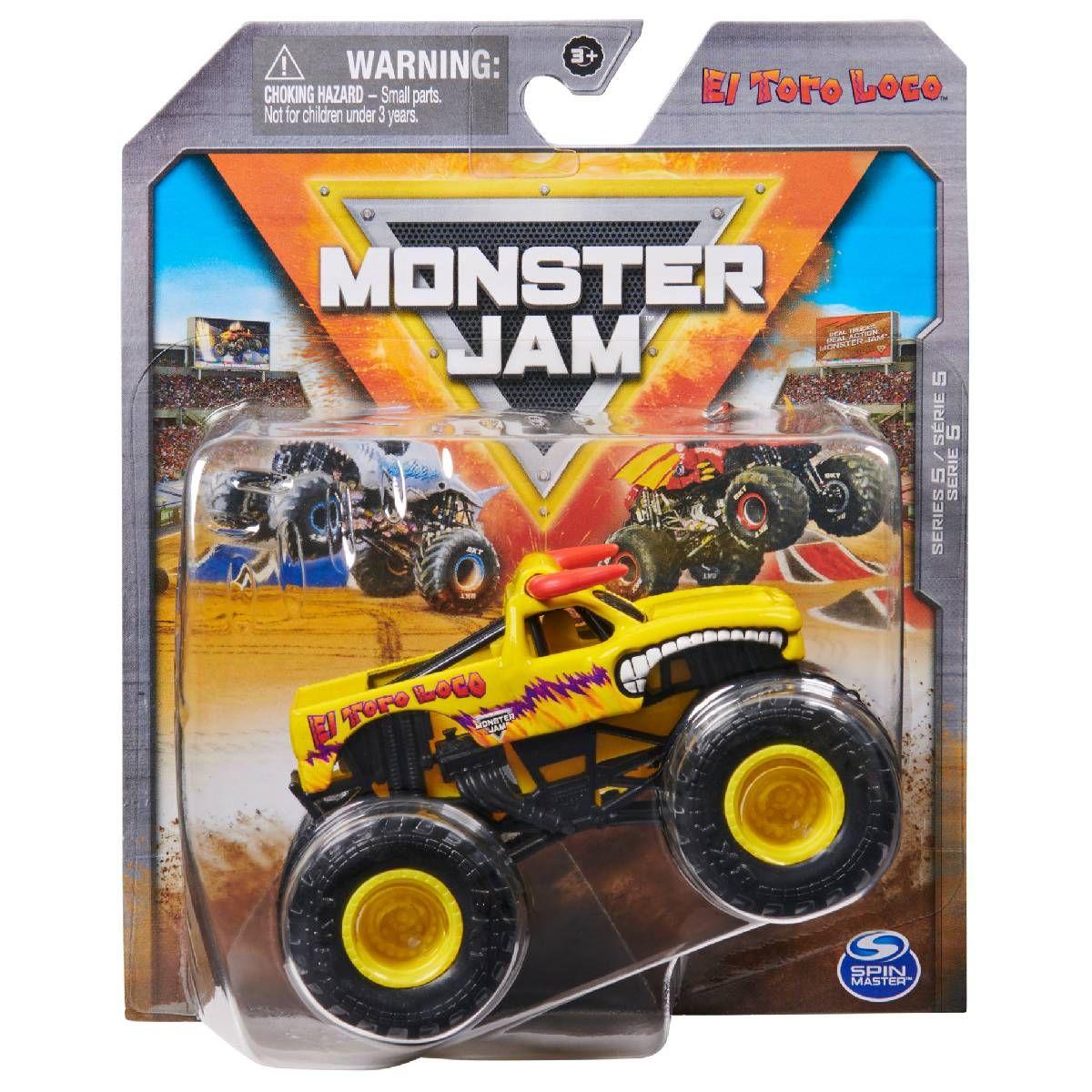 MONSTER JAM VEHICULO METALICO 1:64 - EL TORO LOCO-5