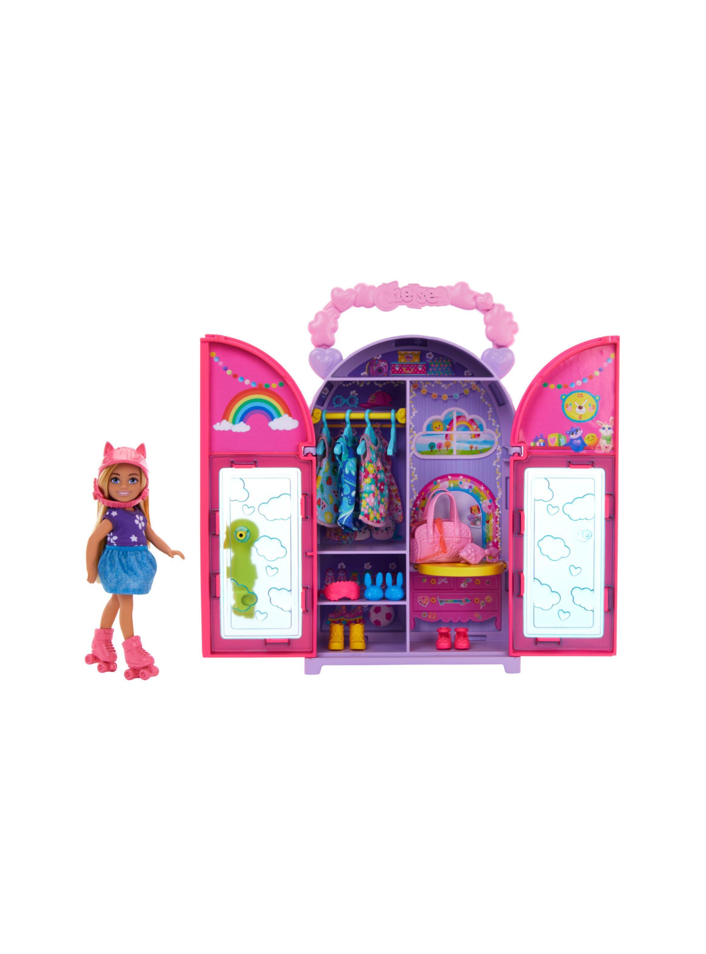 BARBIE SET DE JUEGO CLÓSET DE CHELSEA PARA NIÑAS-0