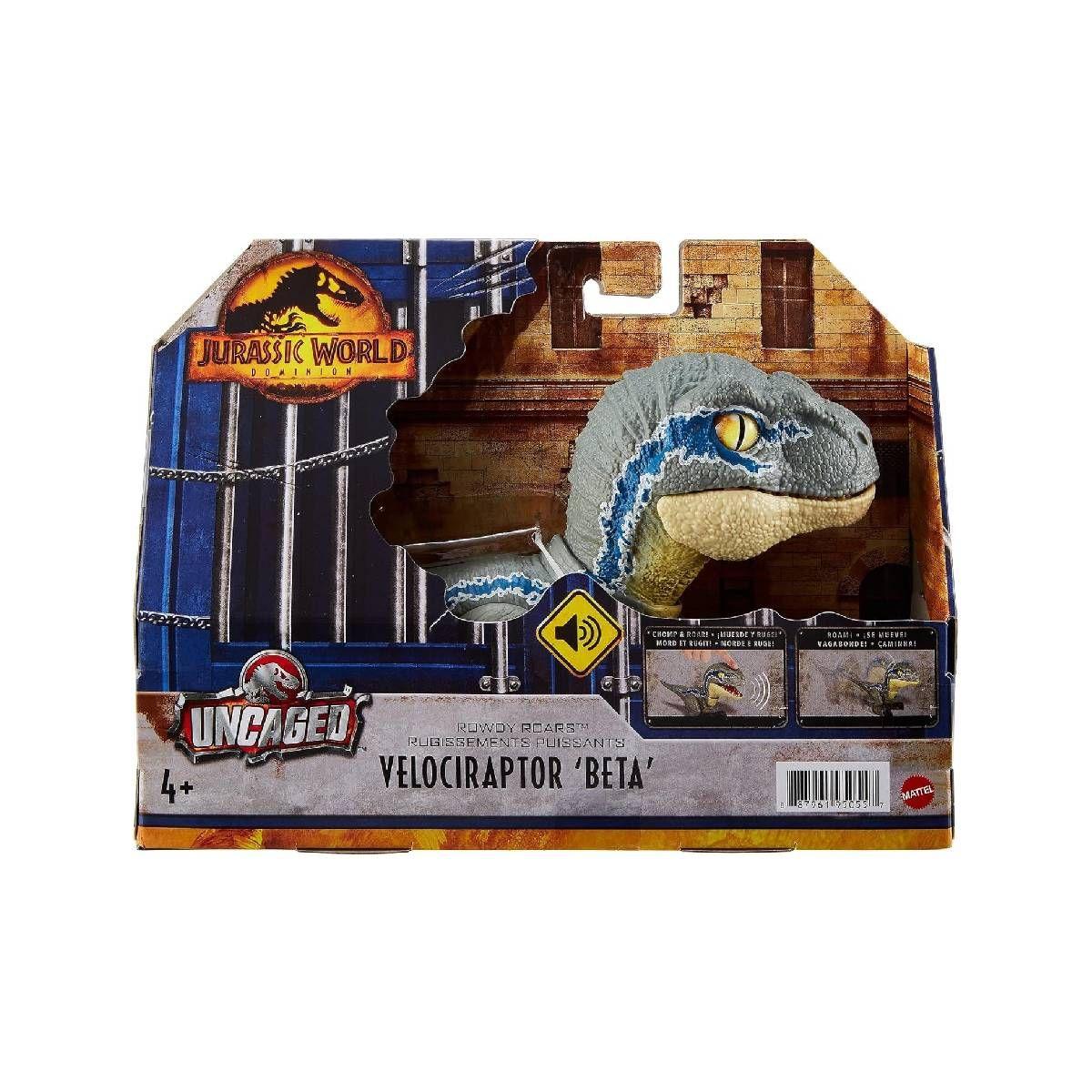 Jurassic World 3 Dinosuario Interactivo - Velociraptor Beta-7