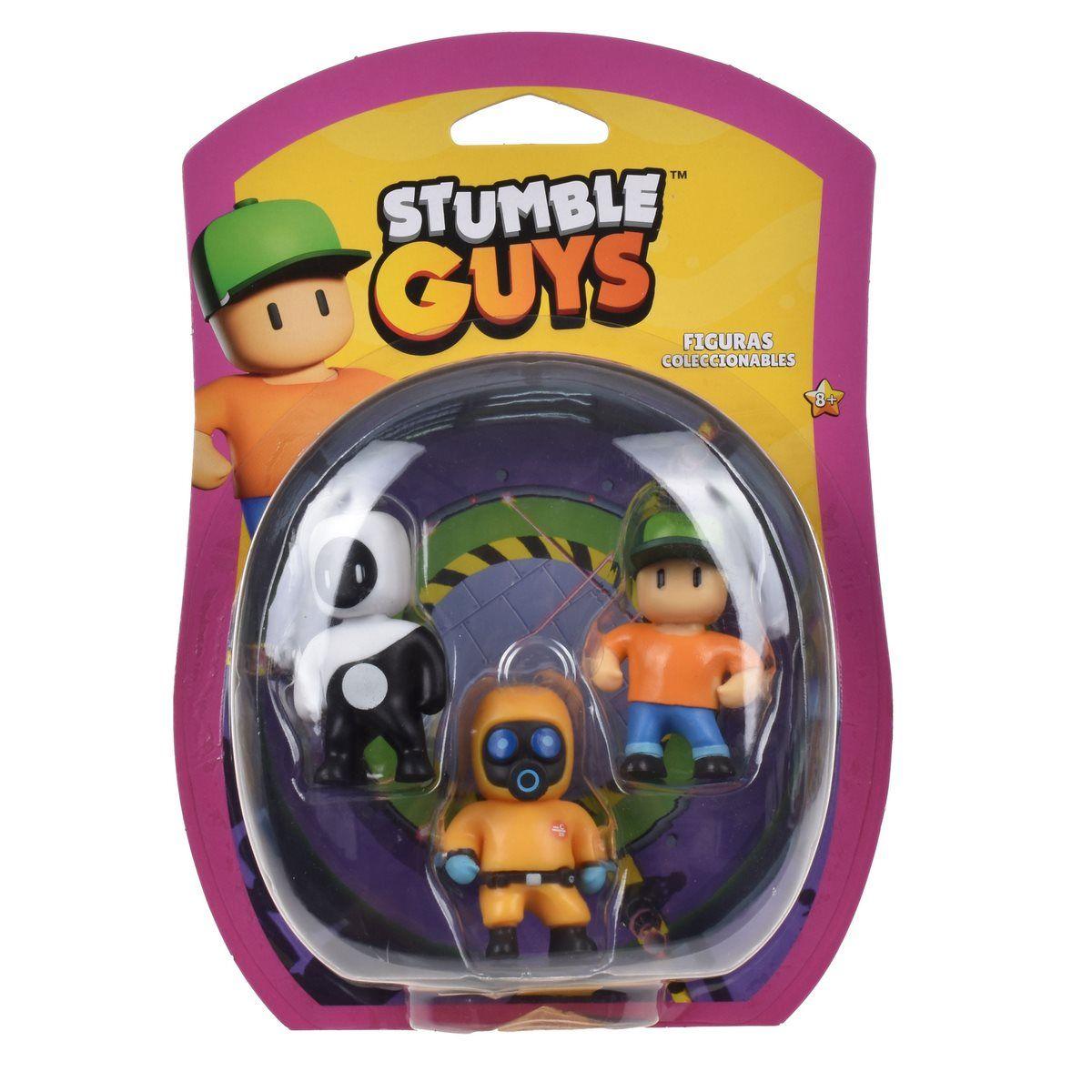 PACK 3 FIGURAS 5 CMS STUMBLE GUYS - HAZMAT NBC-2