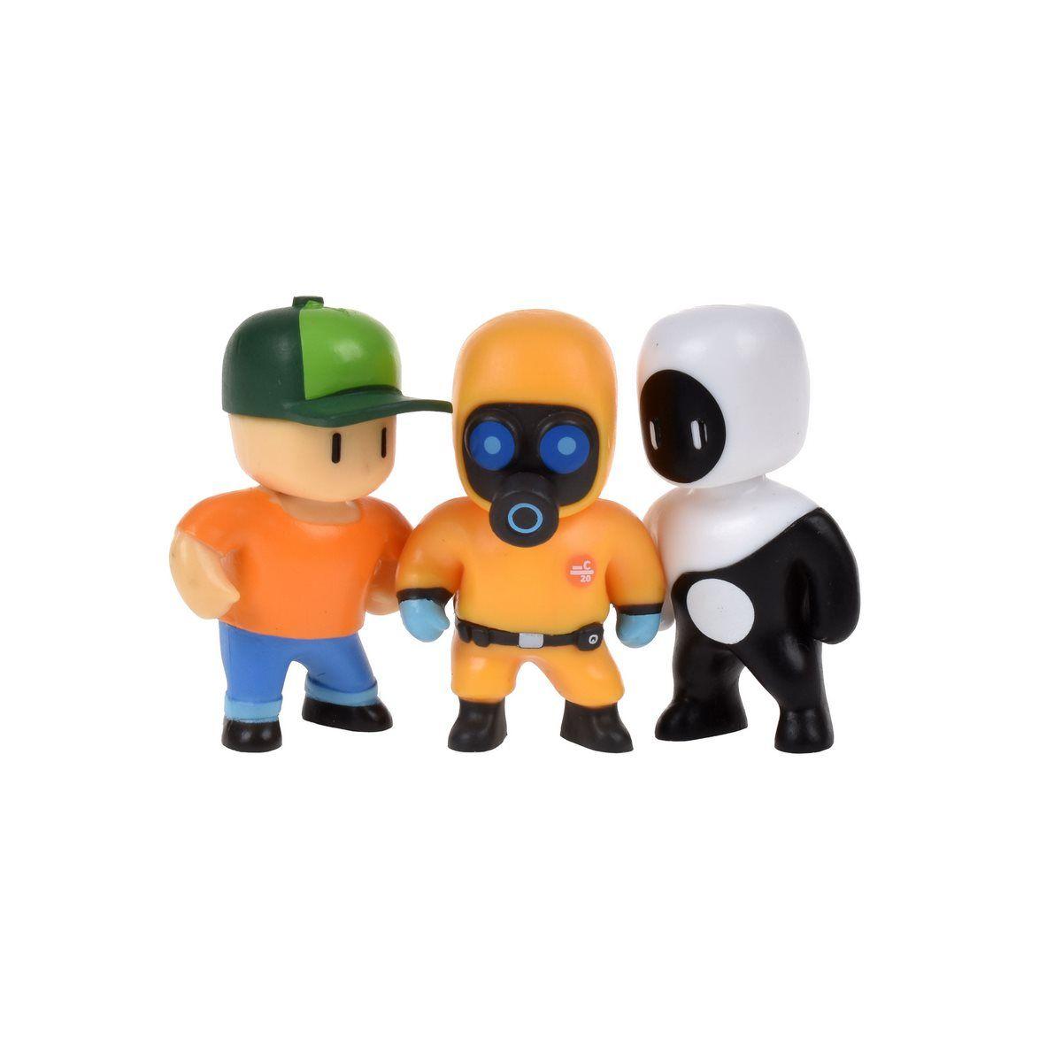 PACK 3 FIGURAS 5 CMS STUMBLE GUYS - HAZMAT NBC-3