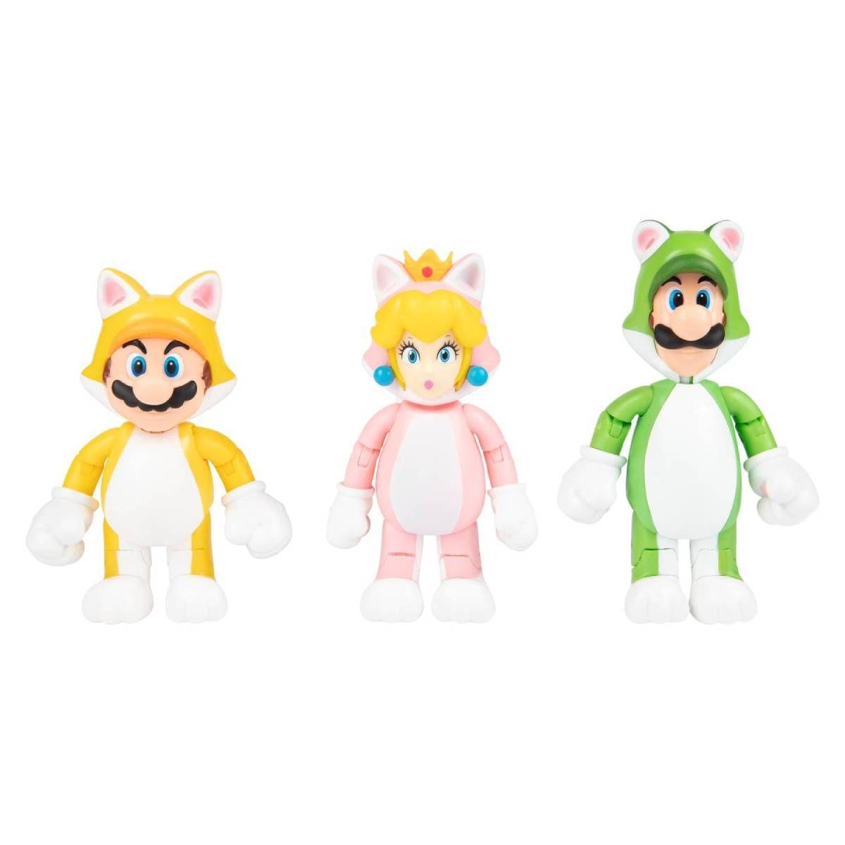 Nintendo Super Mario 3D World X3 10Cm-4