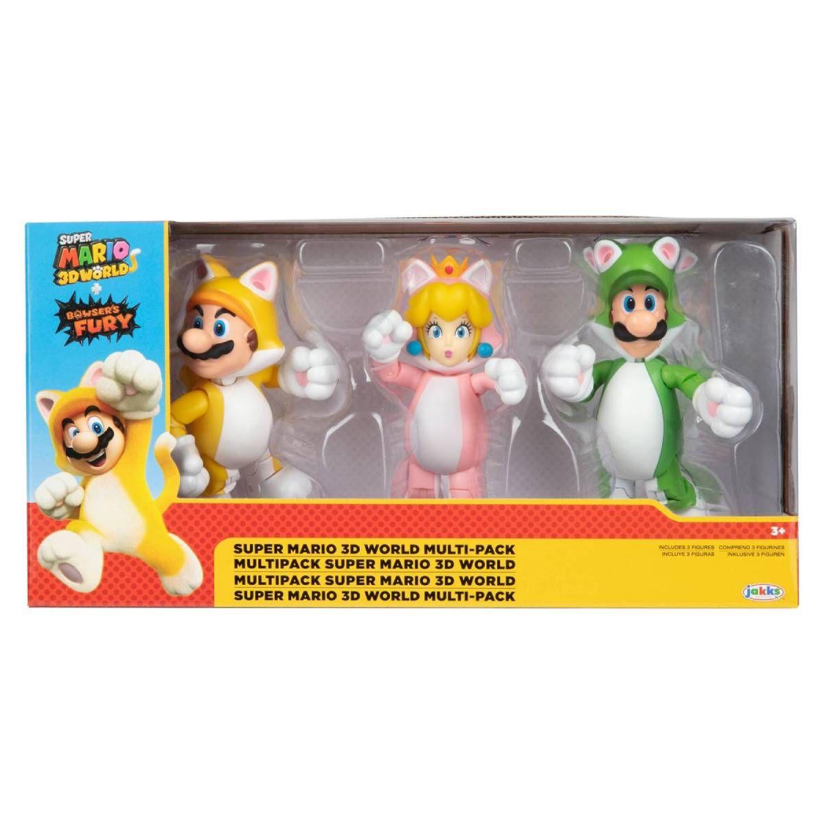 Nintendo Super Mario 3D World X3 10Cm-5