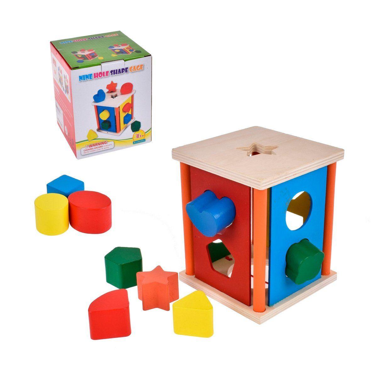 Cubo De Encaje De Madera-2