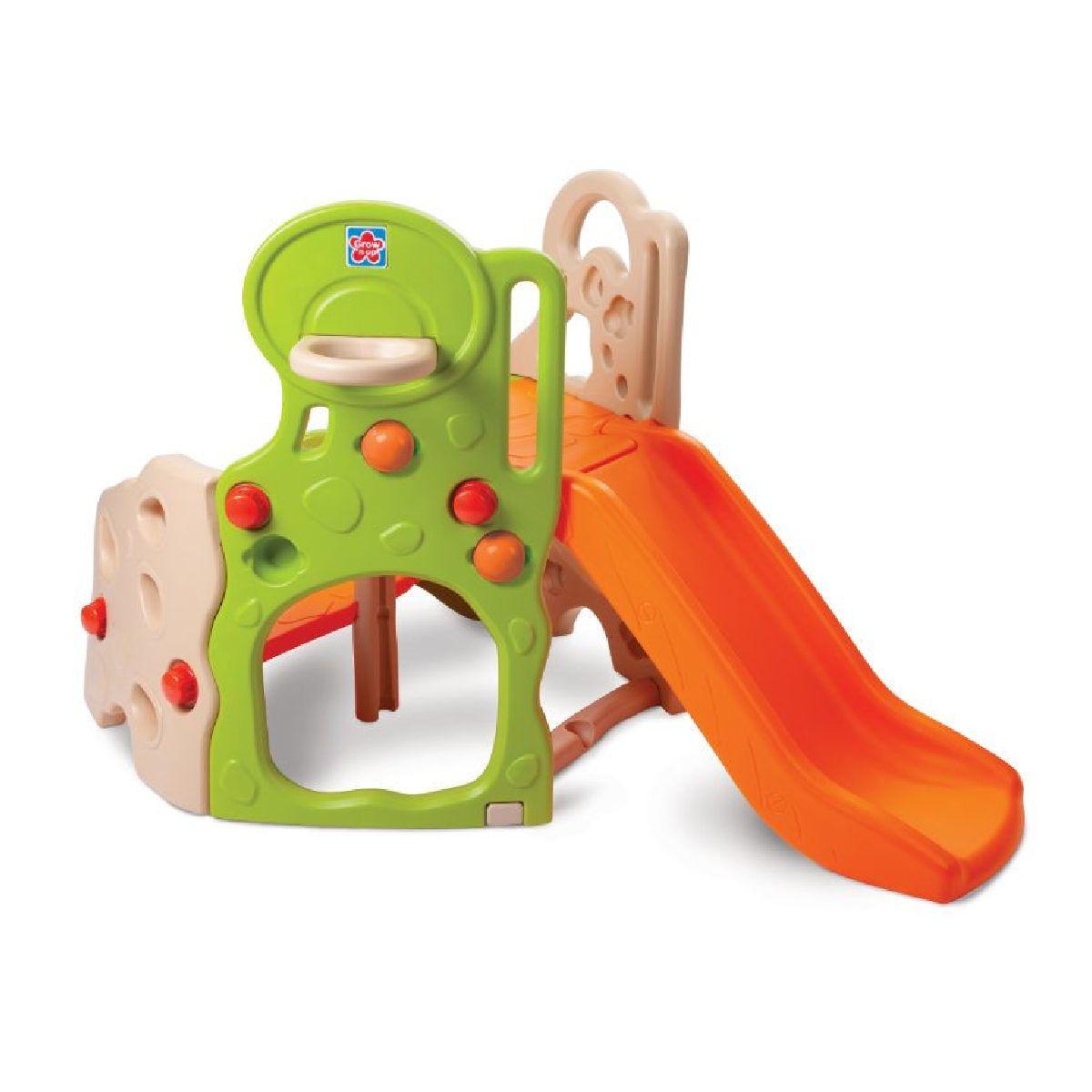 Juego Infantil Exterior Resbalin y Tablero Basketball-8