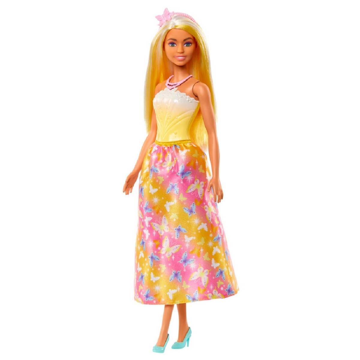 Muñeca Barbie fantasía vestidos de ensueño - Pelo Amarillo-0