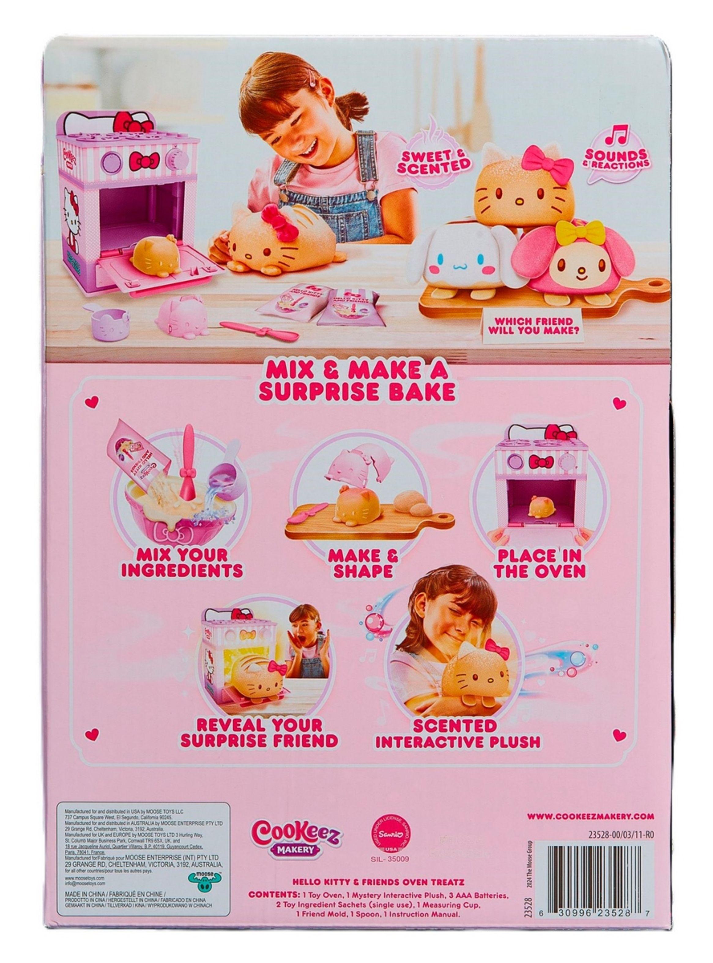 Playset Cookeez Makery peluche Hello Kitty horneado-2