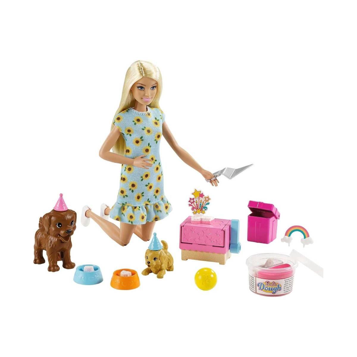 Barbie Sister & Mascotas Fiesta De Perritos Mattel-2