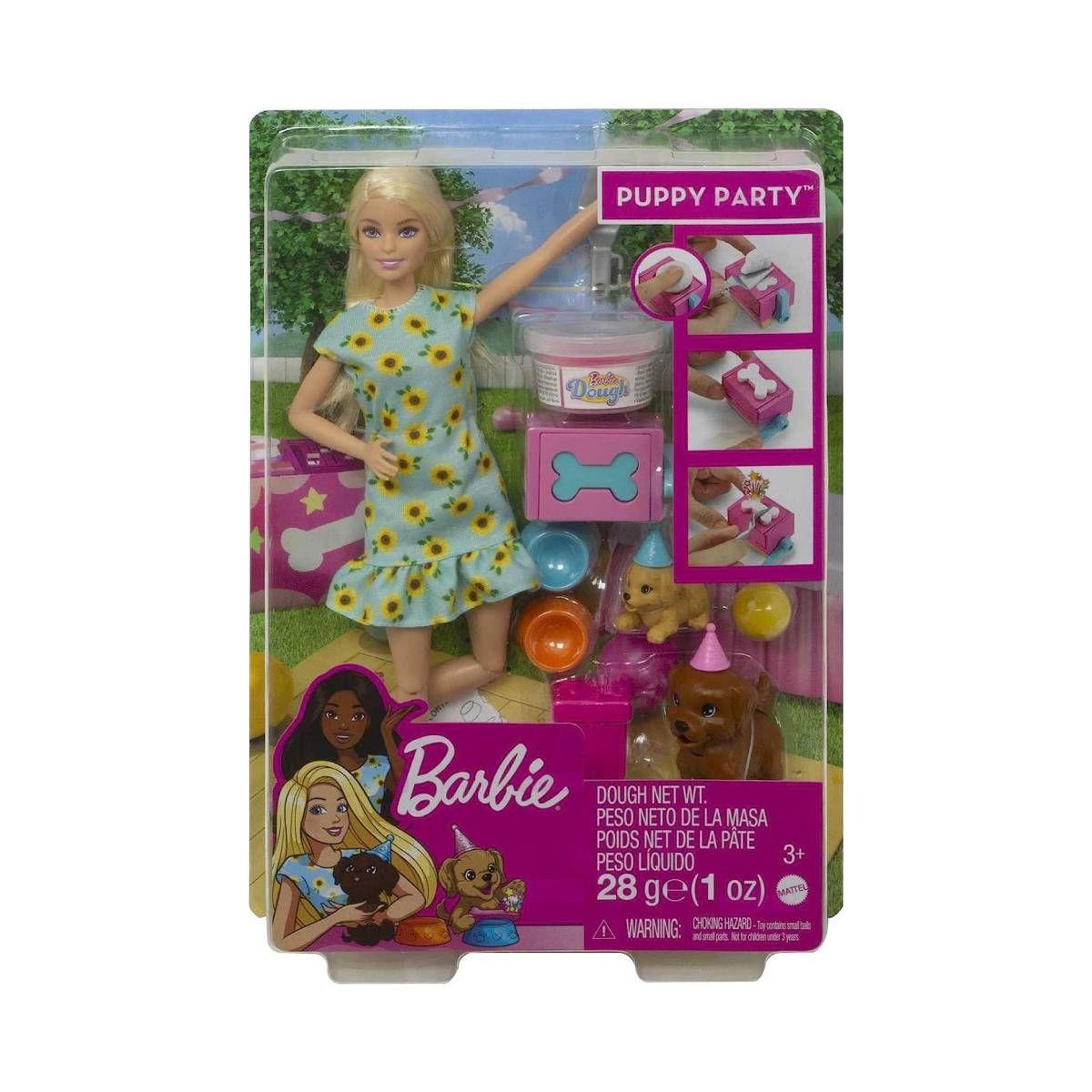 Barbie Sister & Mascotas Fiesta De Perritos Mattel-6