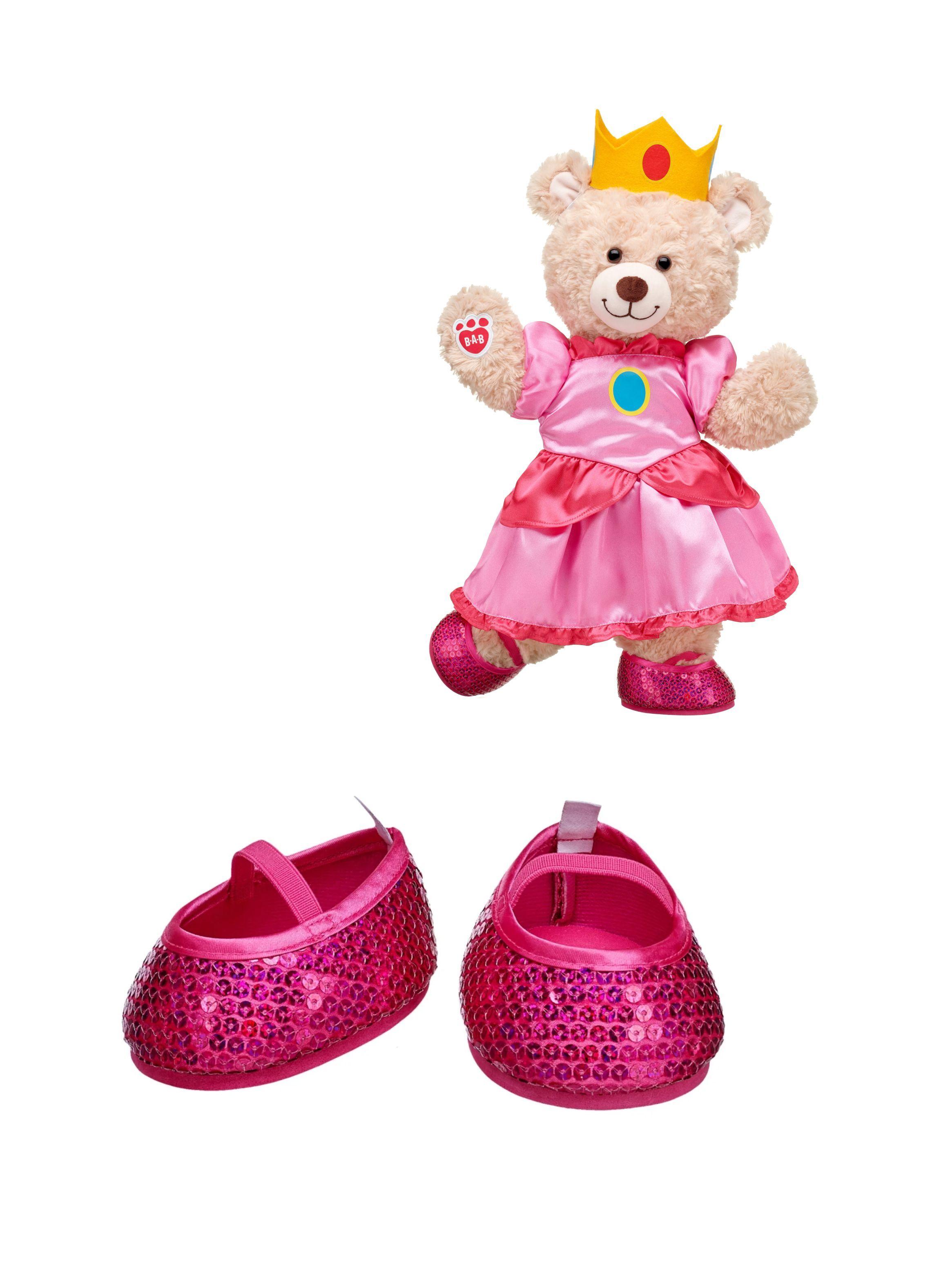 Zapatos Fucsia Lentejuelas Build A Bear-2
