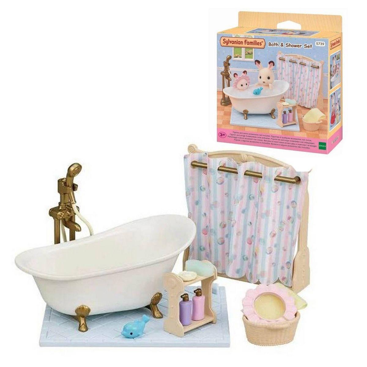 SET DE BAÑO Y DUCHA  SYLVANIAN FAMILIES-4