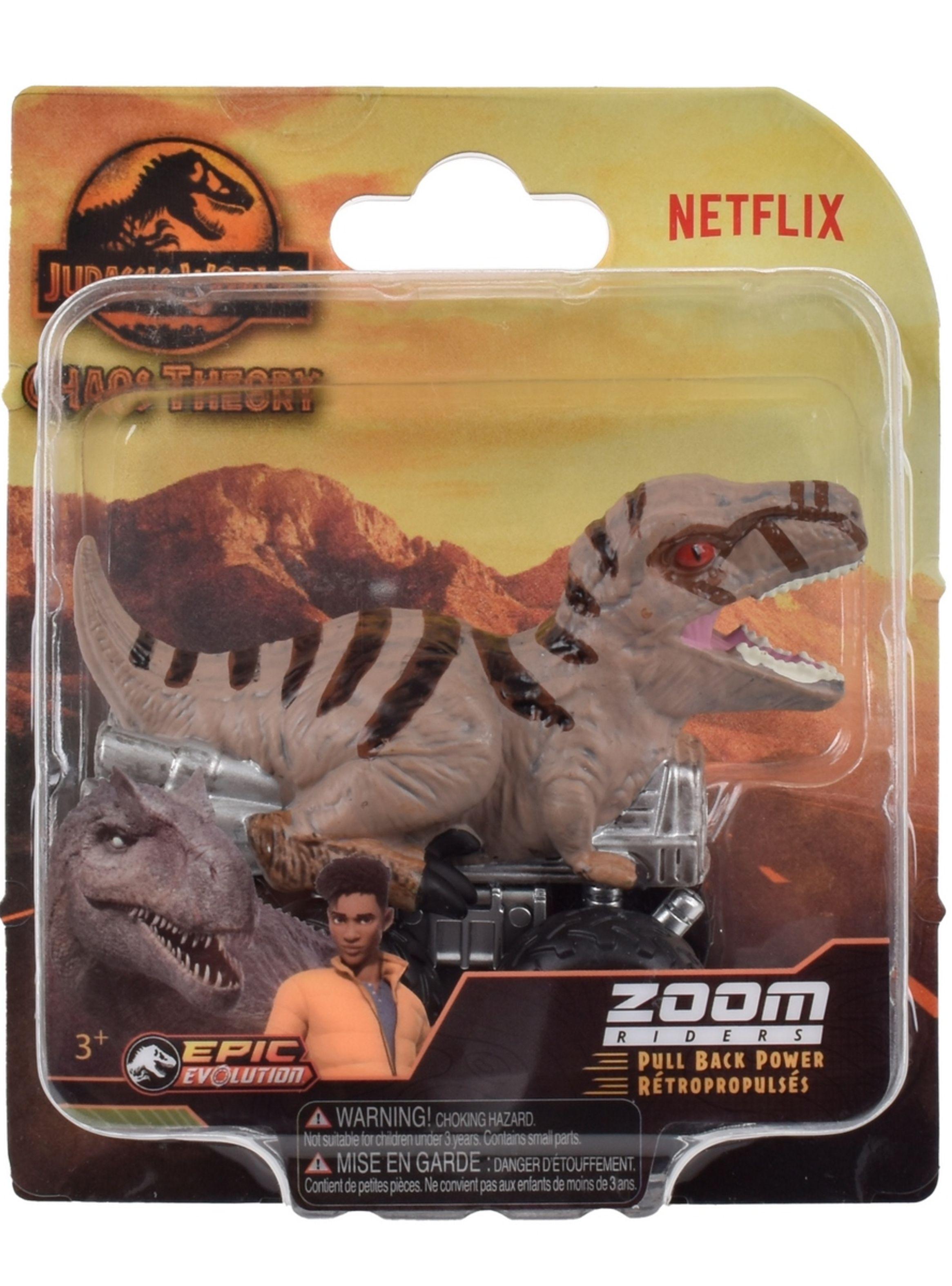 DINOSAURIO VEHÍCULO PULLBACK JURASSIC WORLD - ATROCIRAPTOR-1