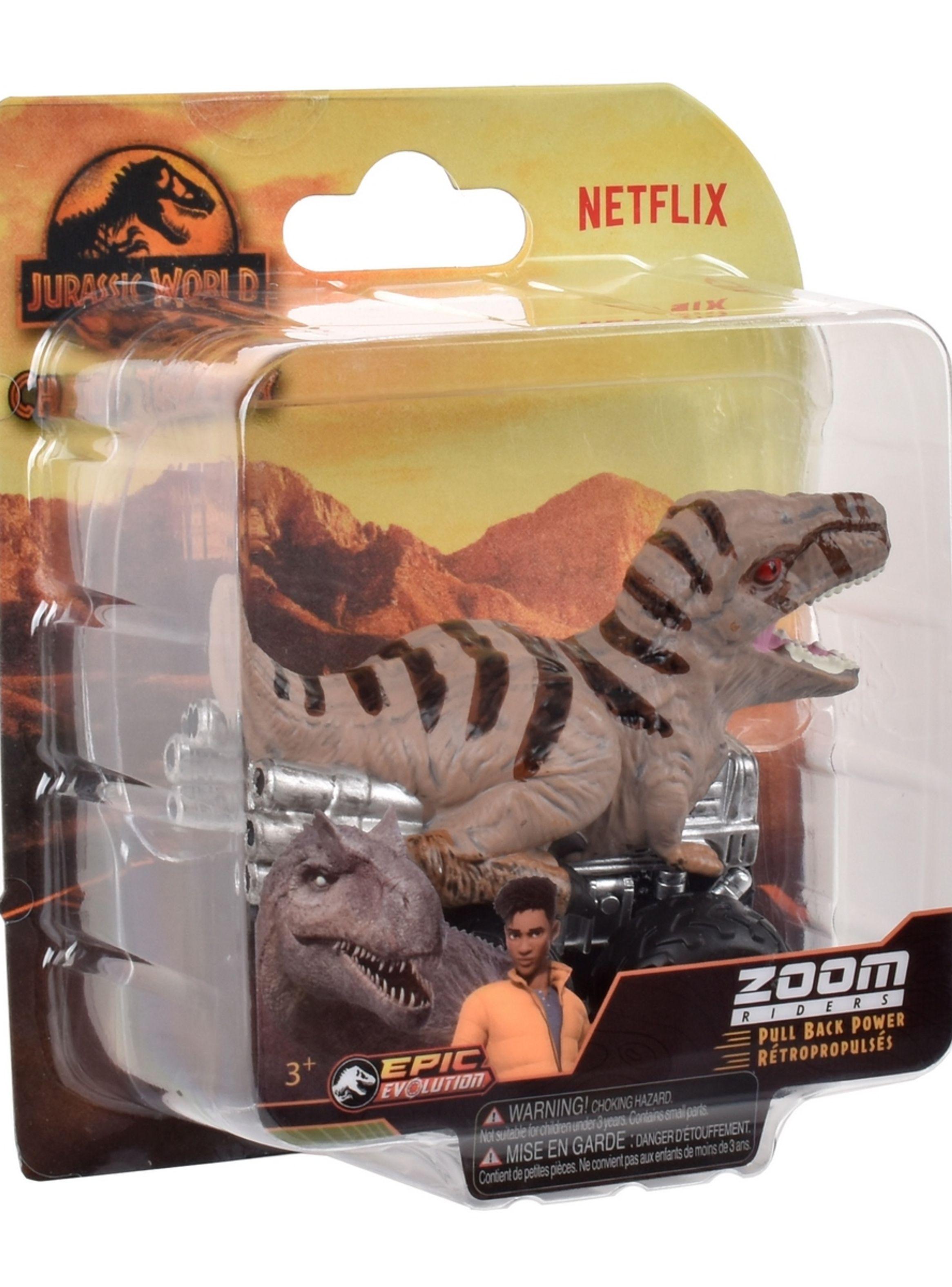 DINOSAURIO VEHÍCULO PULLBACK JURASSIC WORLD - ATROCIRAPTOR-4