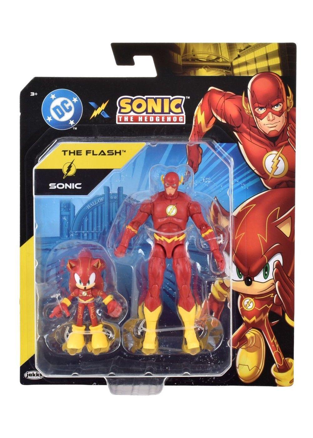 SET 2 FIGURAS DE 6 Y 13 CM SONIC DC COMICS - SONIC THE FLASH-2