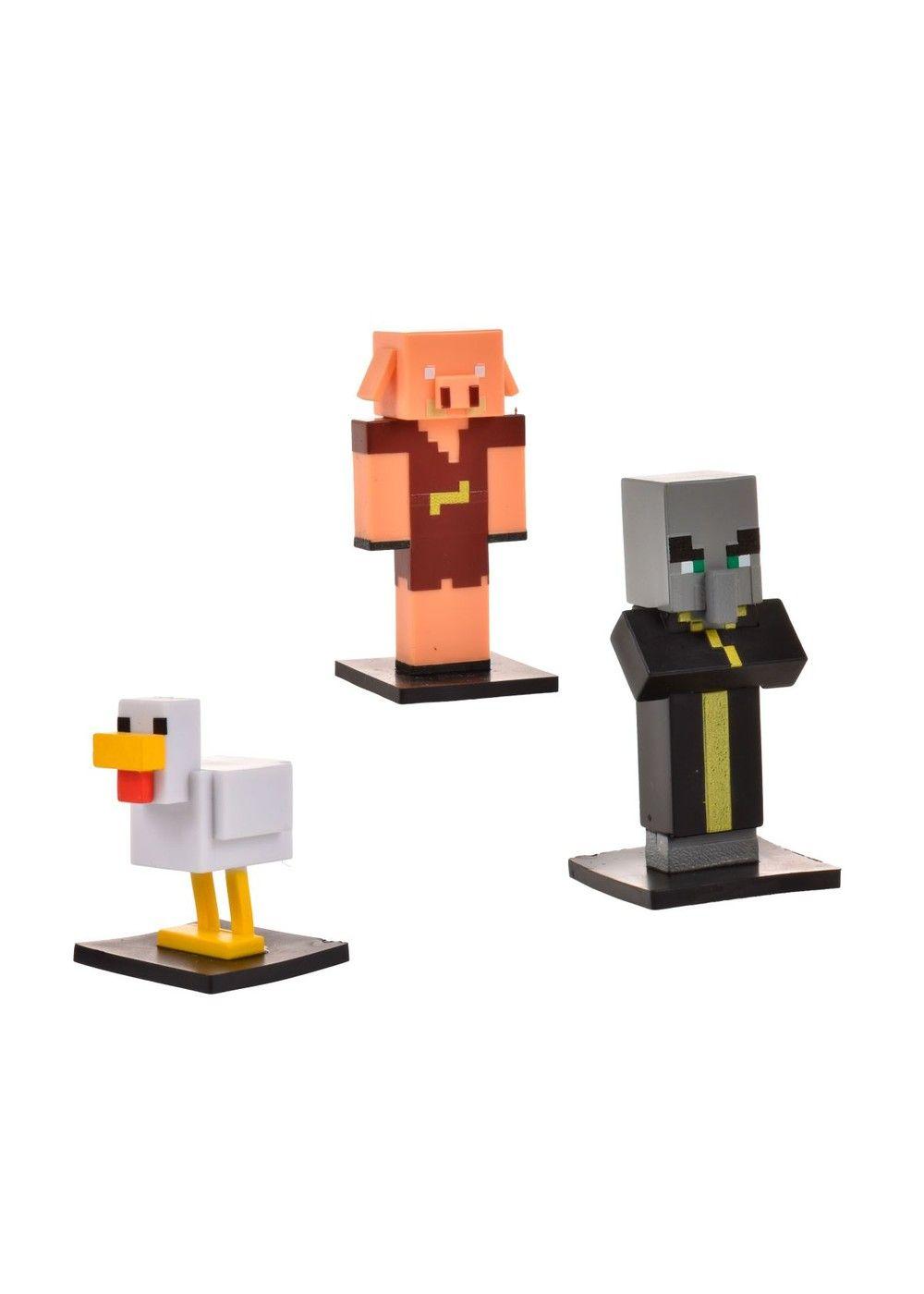 Set 3 Figuras 6 Cms Toppeez Minecraft - Gallina-5