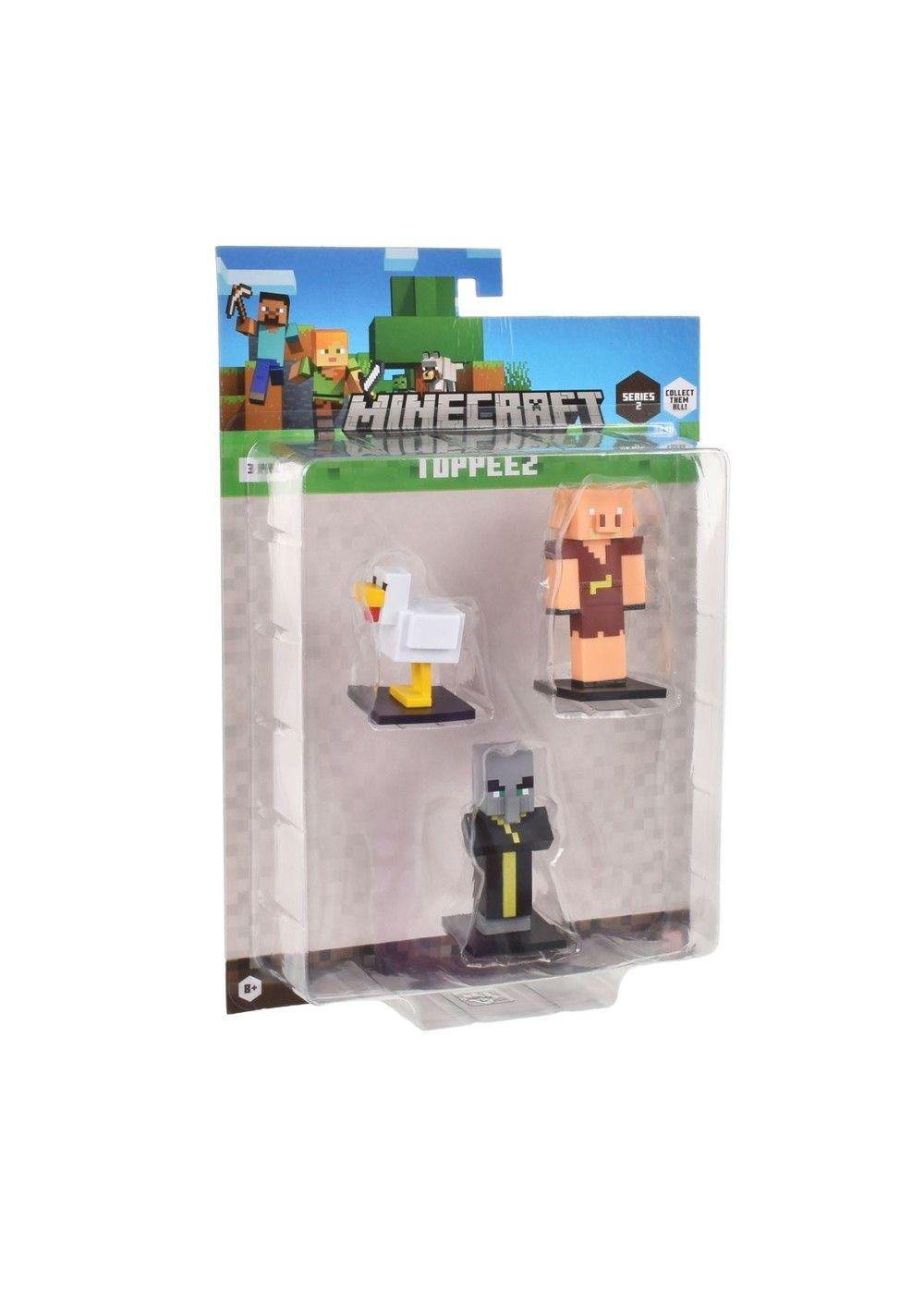 Set 3 Figuras 6 Cms Toppeez Minecraft - Gallina-9