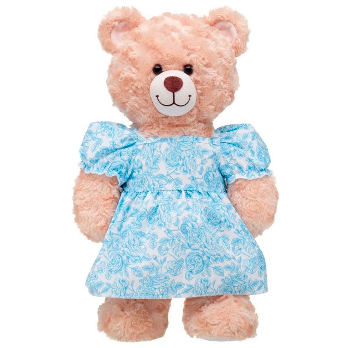 VESTIDO FLORAL AZUL BUILD-A-BEAR-2