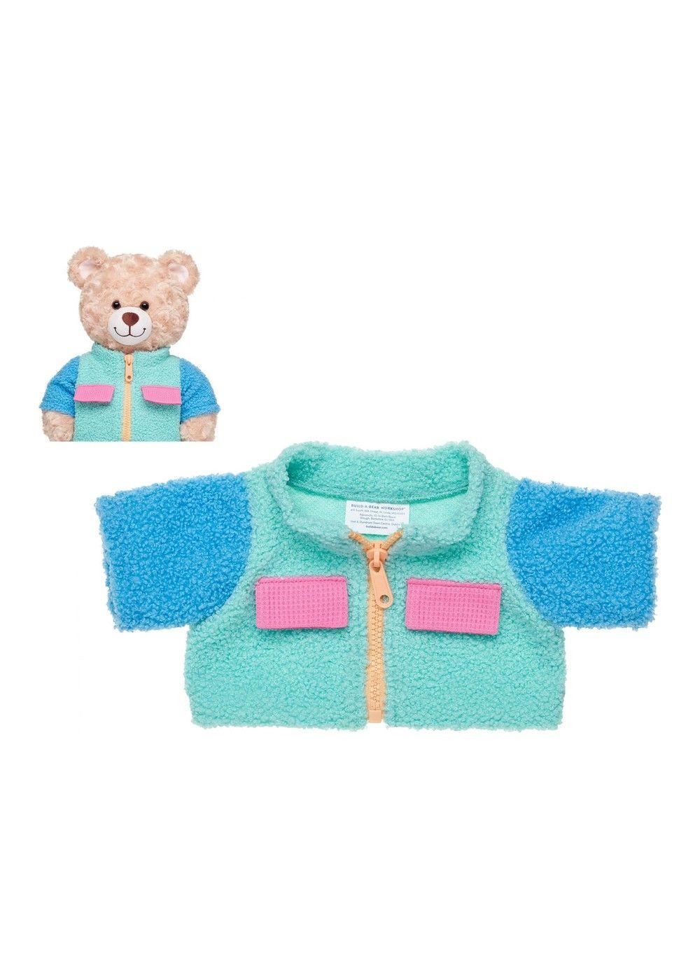 Chaqueta Sherpa Celeste Build-A-Bear-2