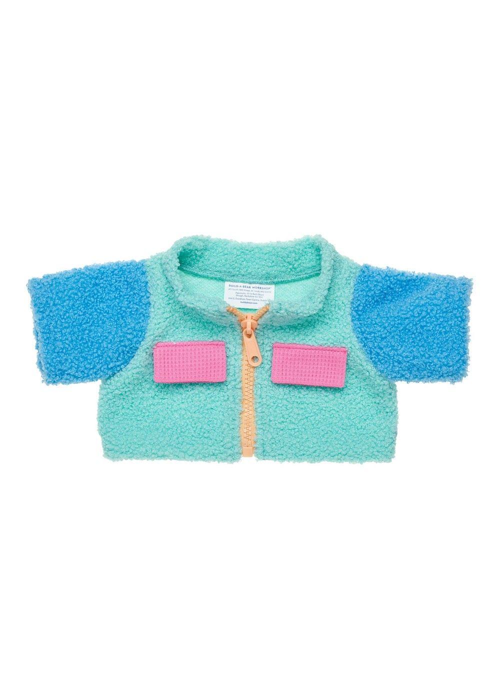 Chaqueta Sherpa Celeste Build-A-Bear-5