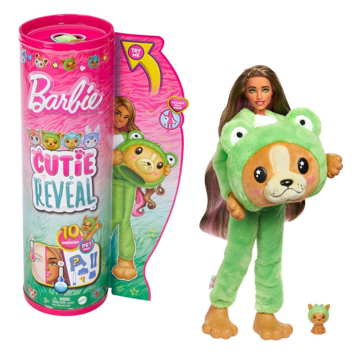 Barbie Cutie Reveal - Disfraces Divertidos Perro y Rana-0
