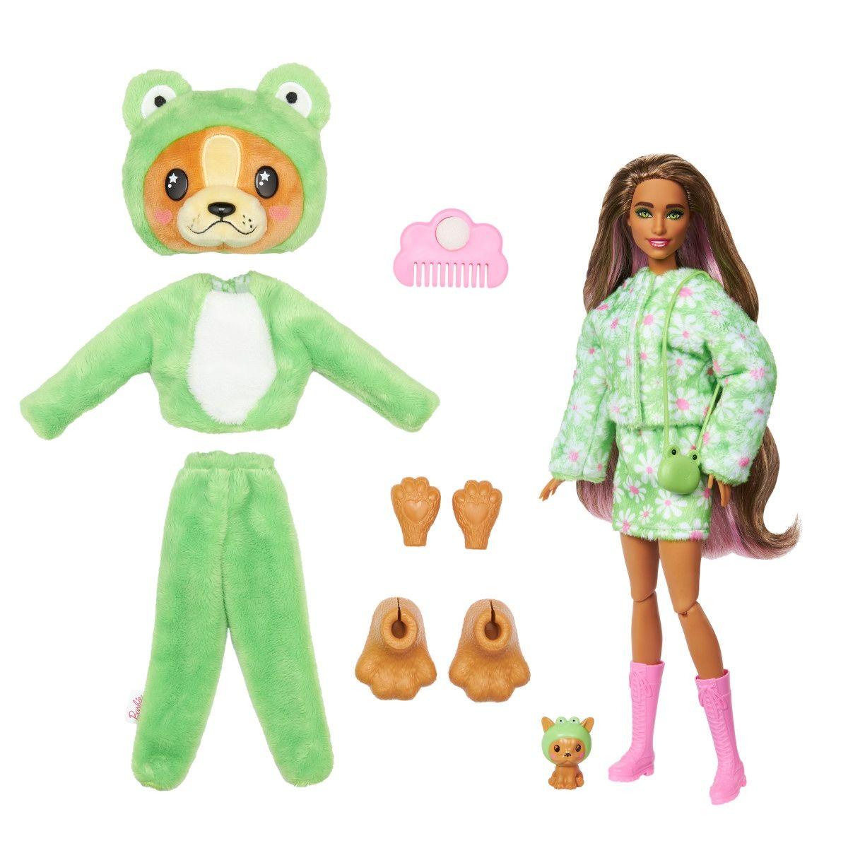 Barbie Cutie Reveal - Disfraces Divertidos Perro y Rana-1