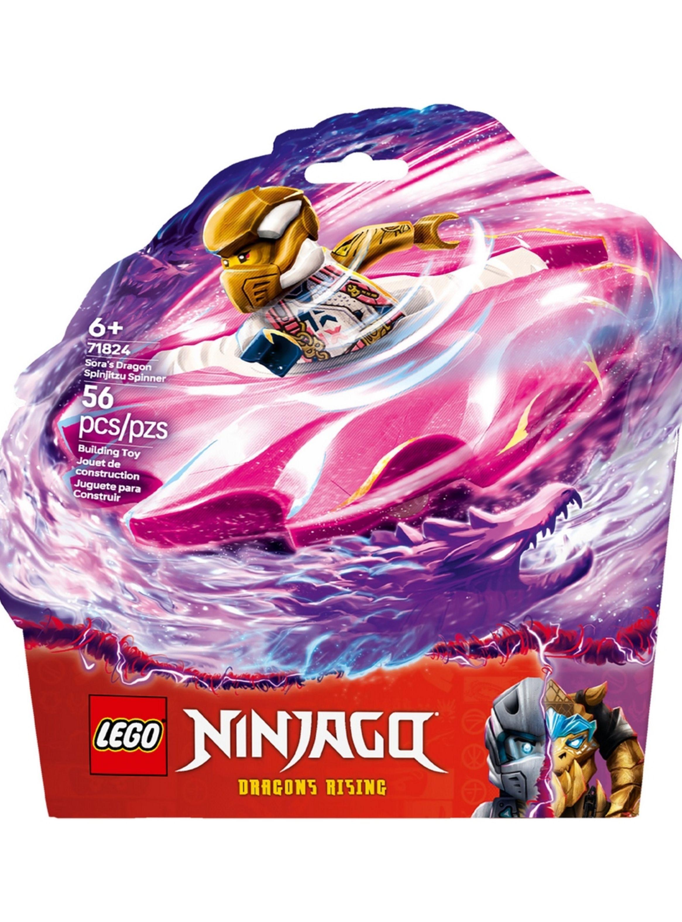 Spinner LEGO NINJAGO Dragón de Sora construcción-2