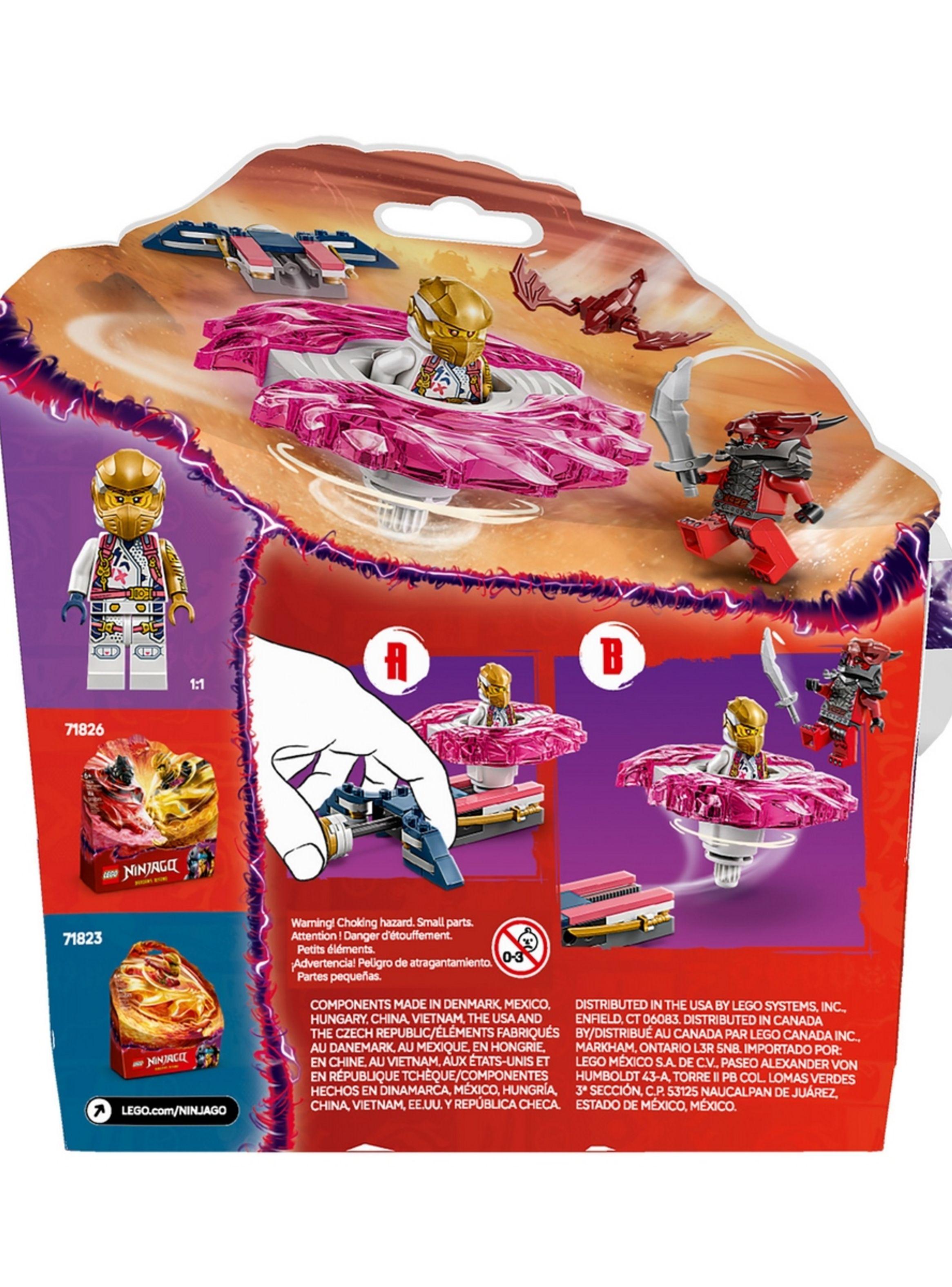 Spinner LEGO NINJAGO Dragón de Sora construcción-3