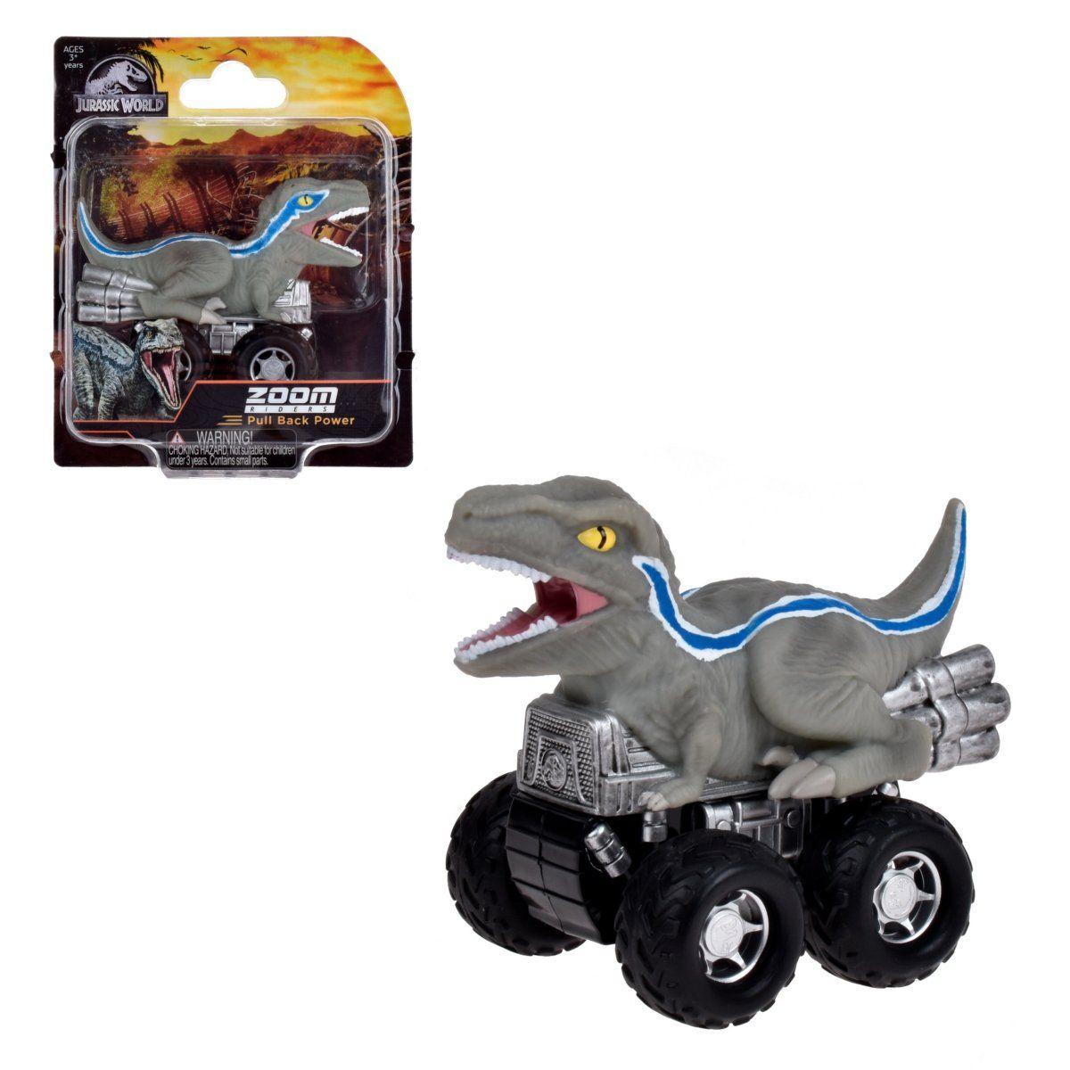 Dinosaurio Vehiculo Jurassic World Clasico - Raptor Blue-2