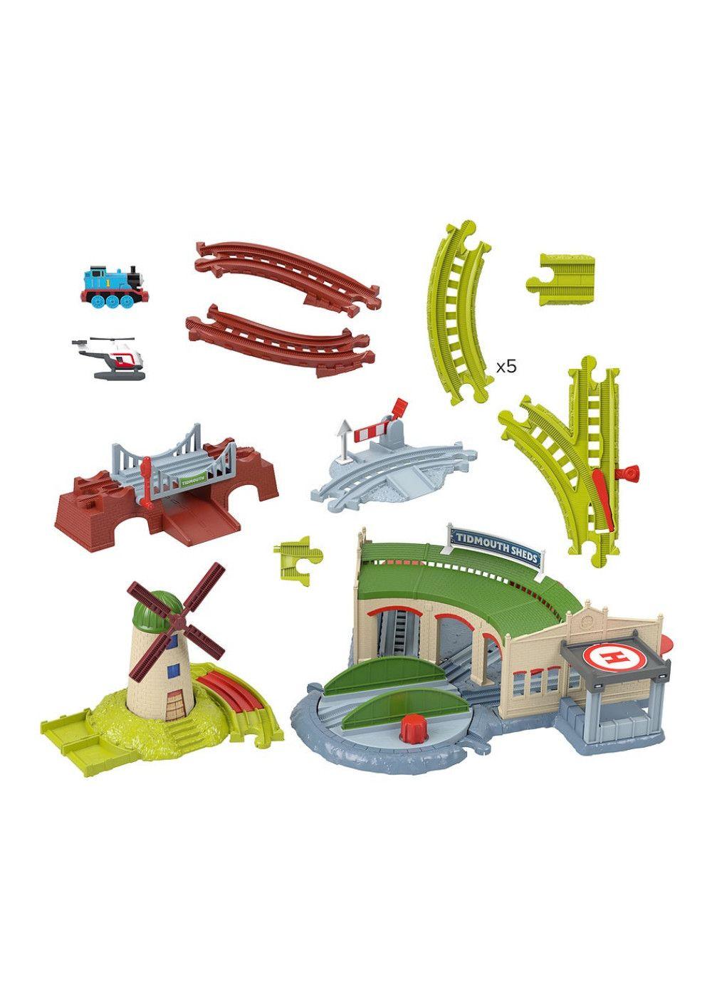 THOMAS TIDMOUTH COBERTIZOS SET PISTA TREN-4