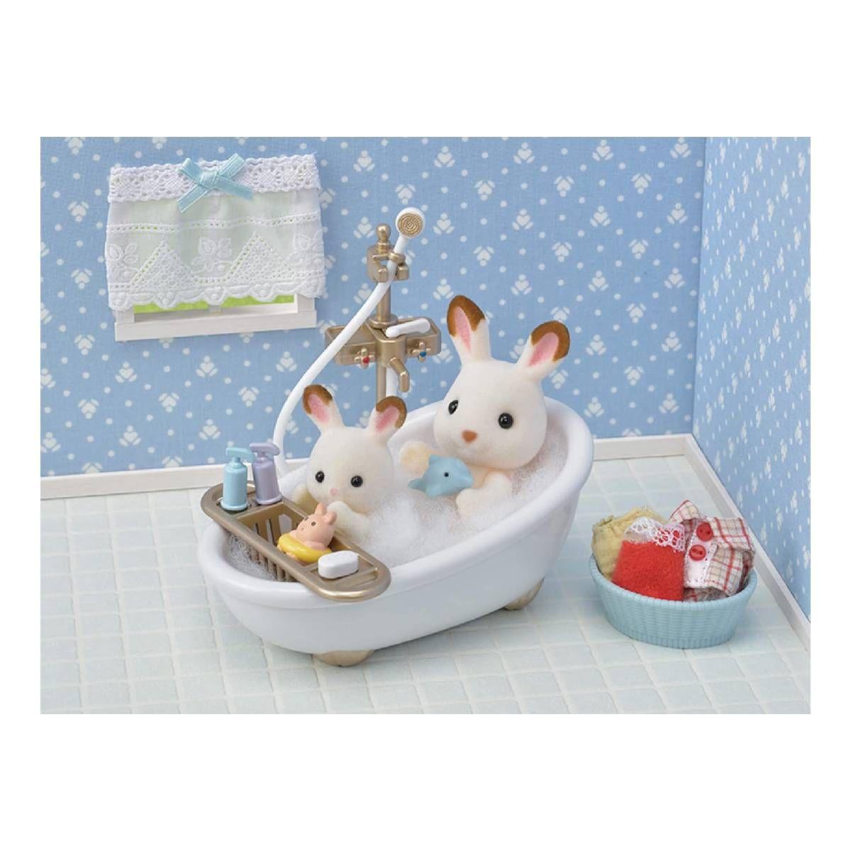 SET BAÑO COUNTRY  SYLVANIAN FAMILIES-3
