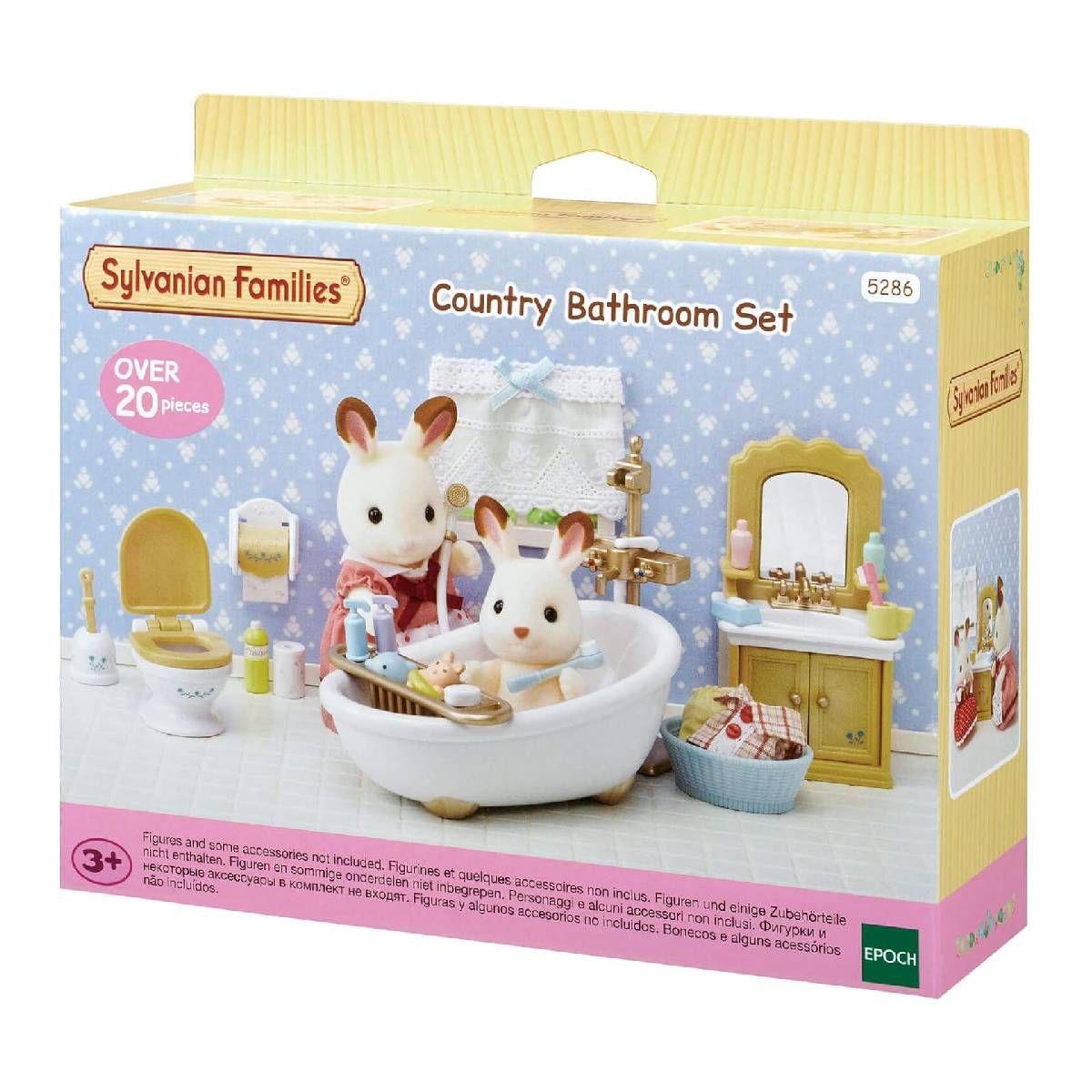 SET BAÑO COUNTRY  SYLVANIAN FAMILIES-5
