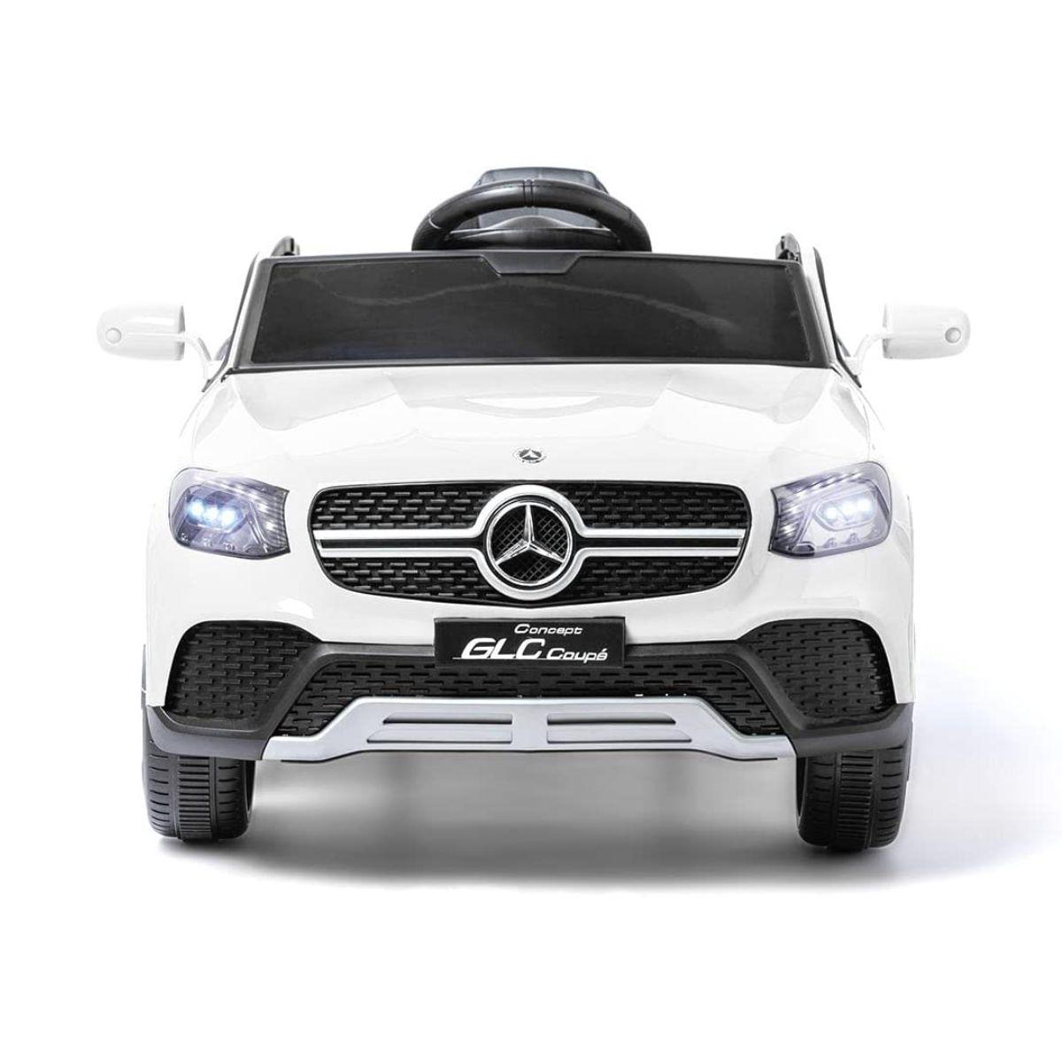 Auto A Bateria Mercedes Benz Blc Blanco De 12v De 2 Motores-2