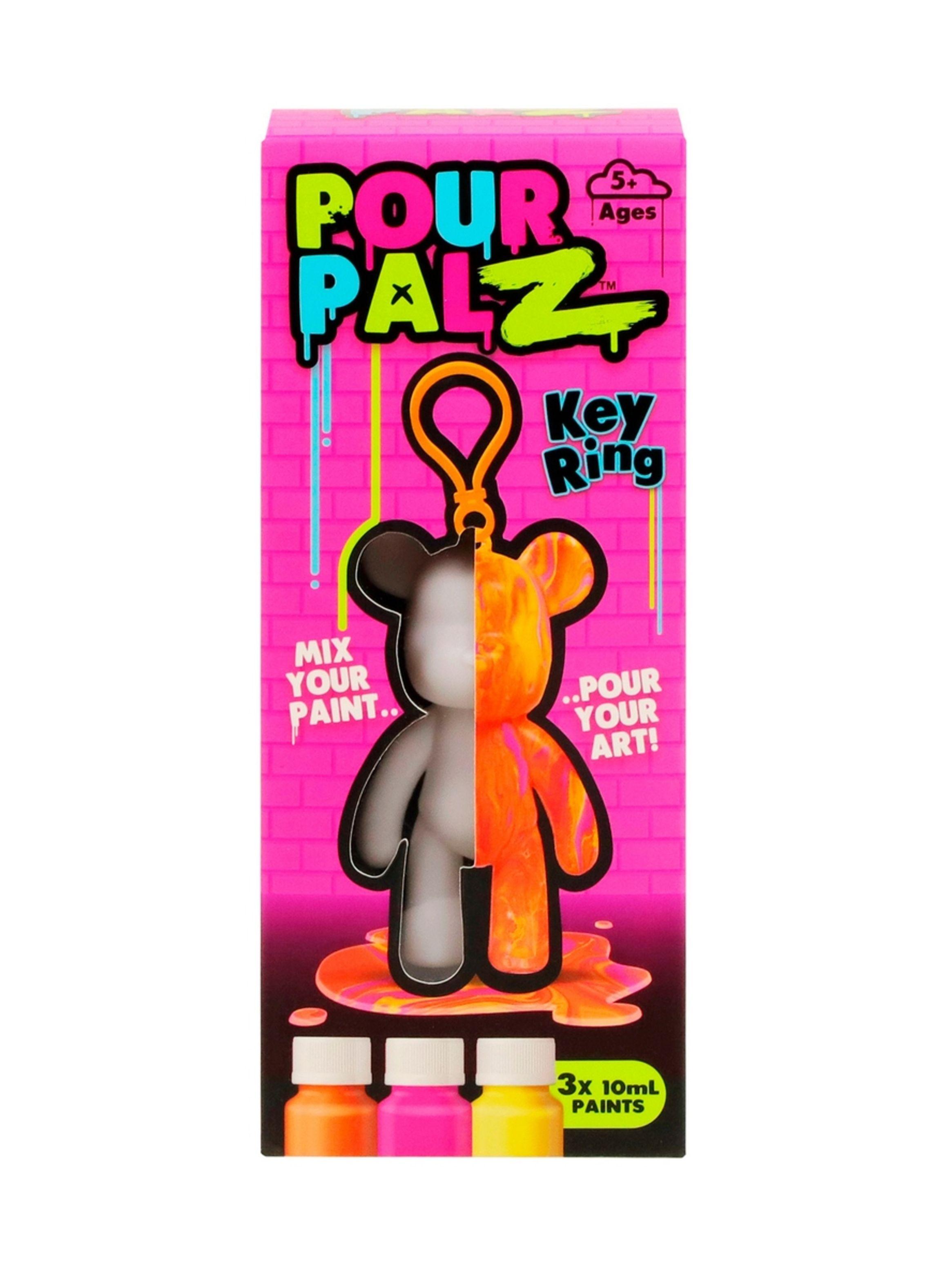 Oso Llavero Para Pintar Pour Palz - Rosado-2