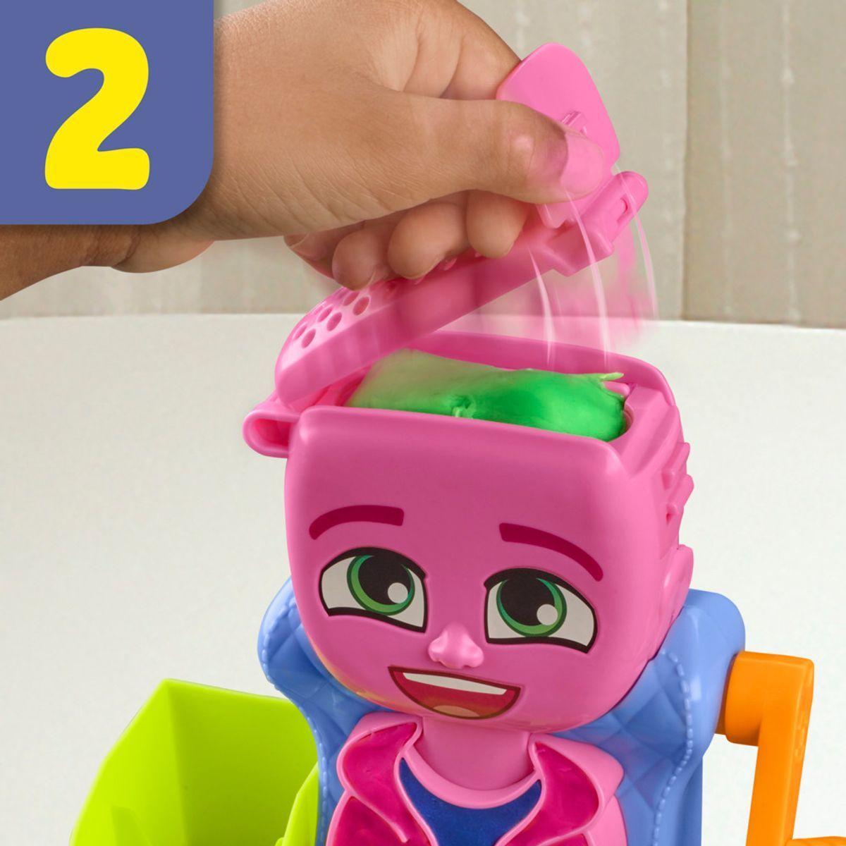Masas Play Doh peluquería con estilo y accesorios creativos-2