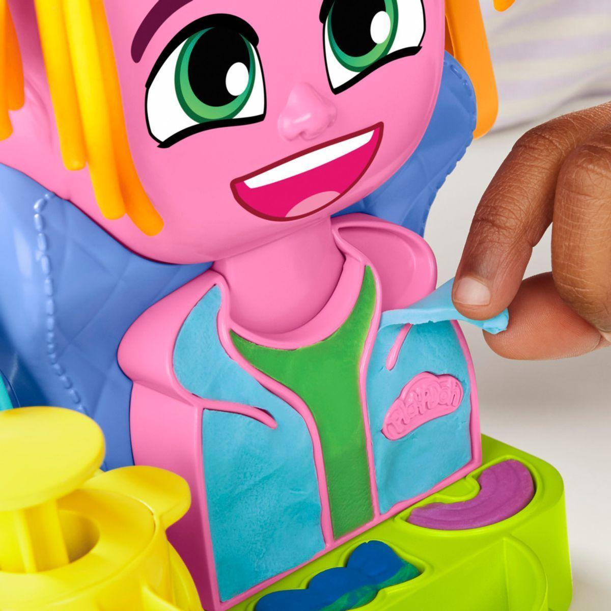 Masas Play Doh peluquería con estilo y accesorios creativos-6
