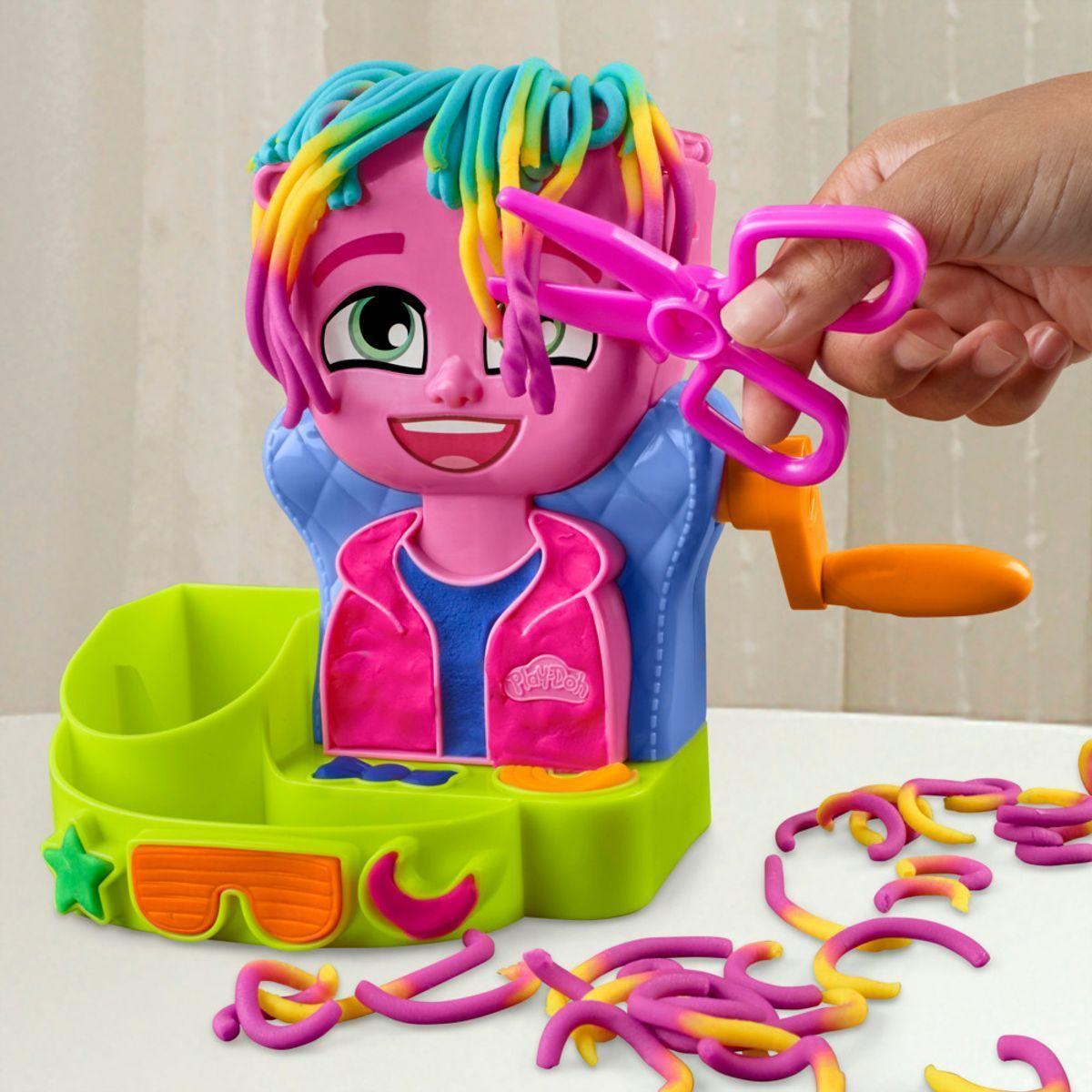 Masas Play Doh peluquería con estilo y accesorios creativos-7