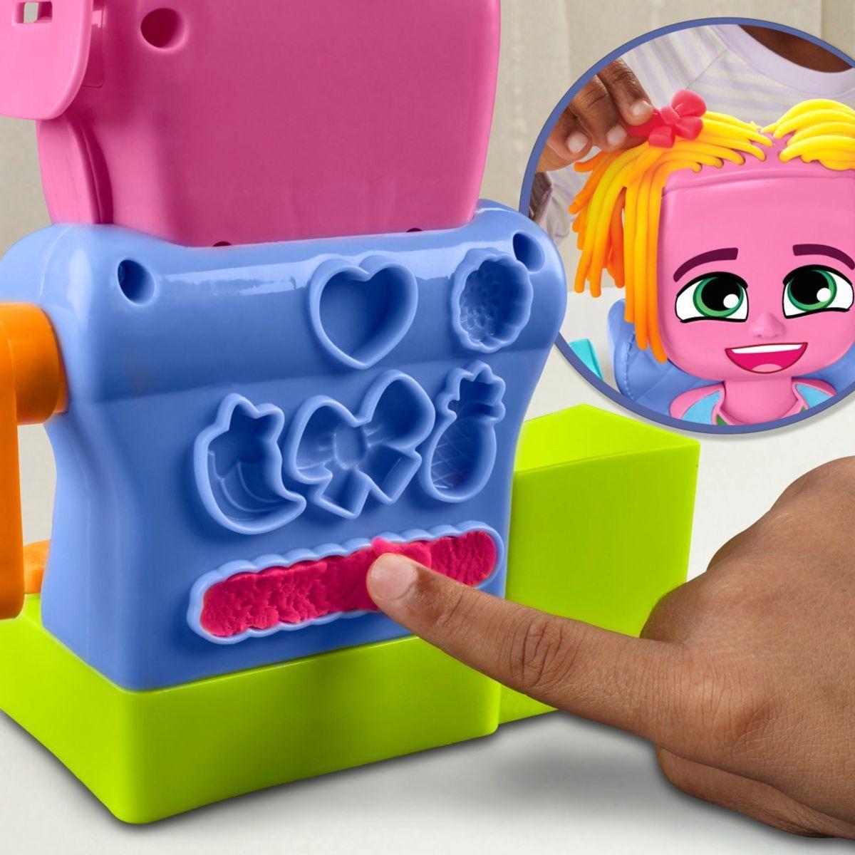 Masas Play Doh peluquería con estilo y accesorios creativos-8