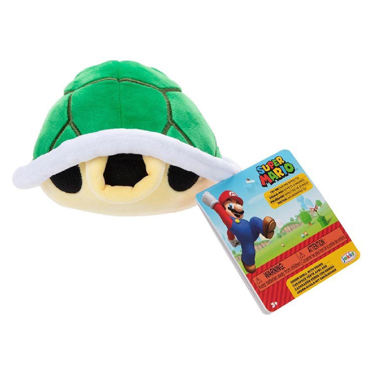 Peluche Nintendo Super Mario Con Sonido - Caparazón Verde-0